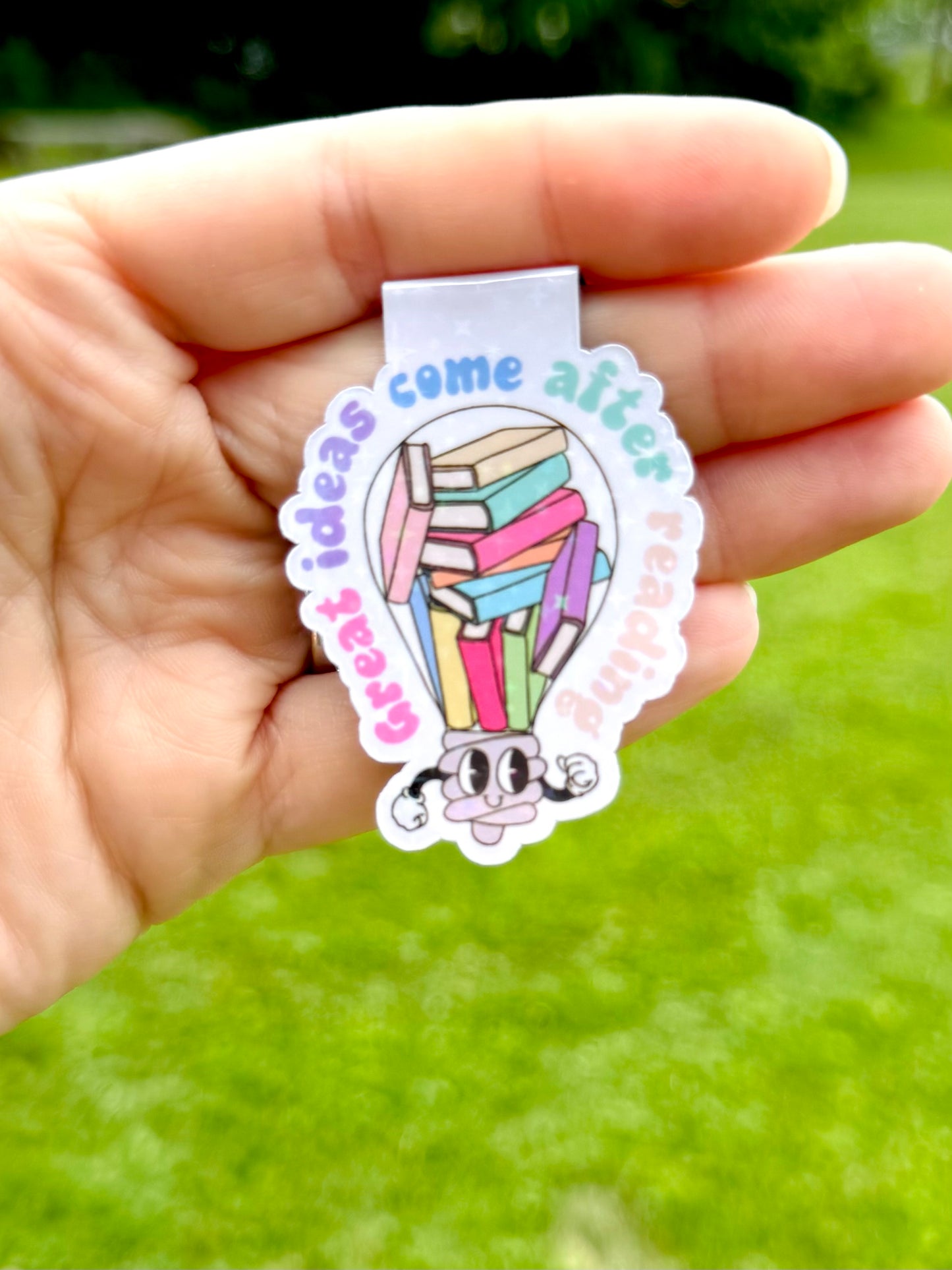 Great Ideas Come After Reading Bookmark Magnet ~ B0005