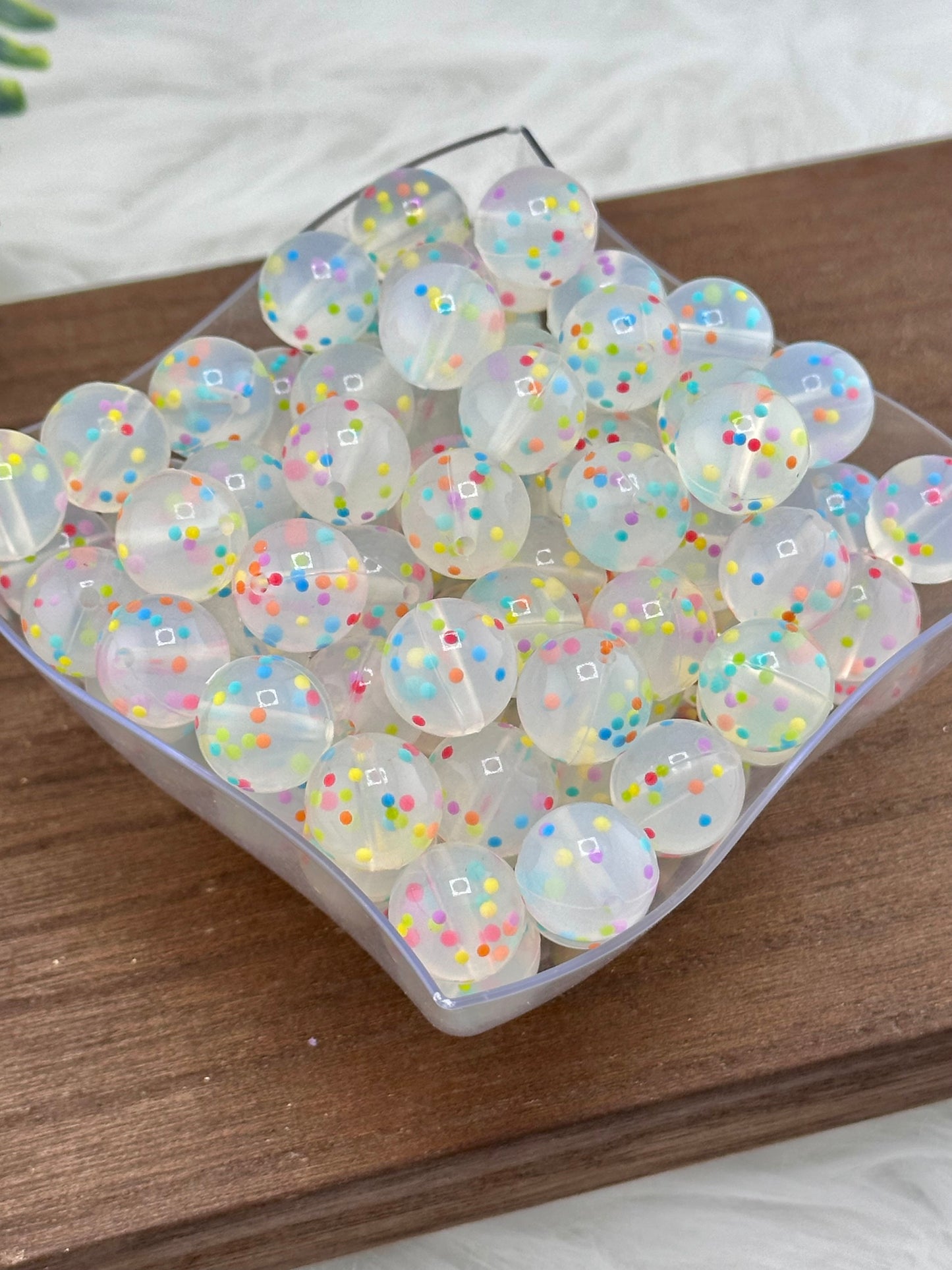 P378 Confetti Rainbow 15mm Print