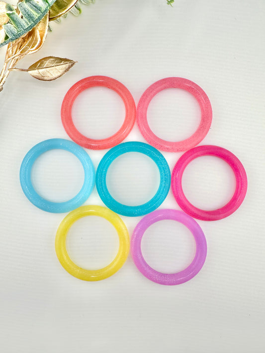 Glitter Silicone Rings 65mm