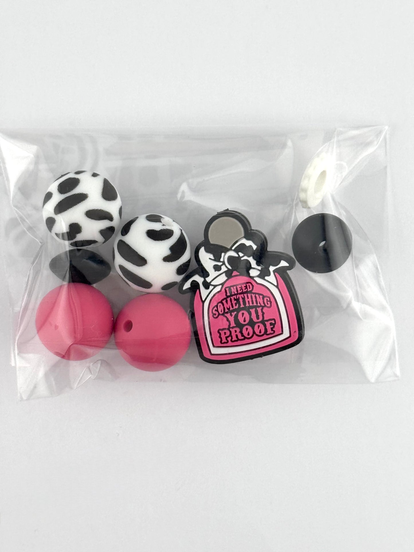 Bead Bag - Something You Proof Pink