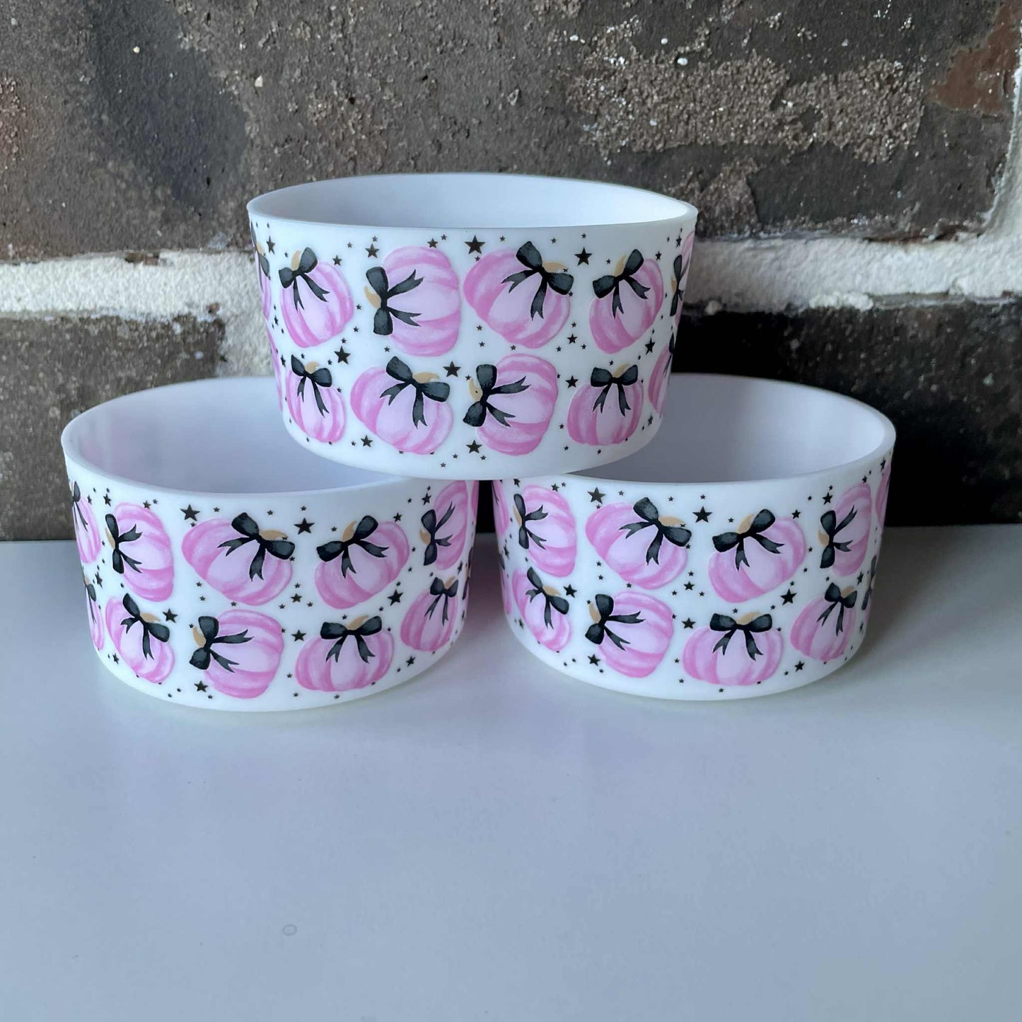 Raised 3D Pinky Pumpkins Tumbler Boot *Exclusive
