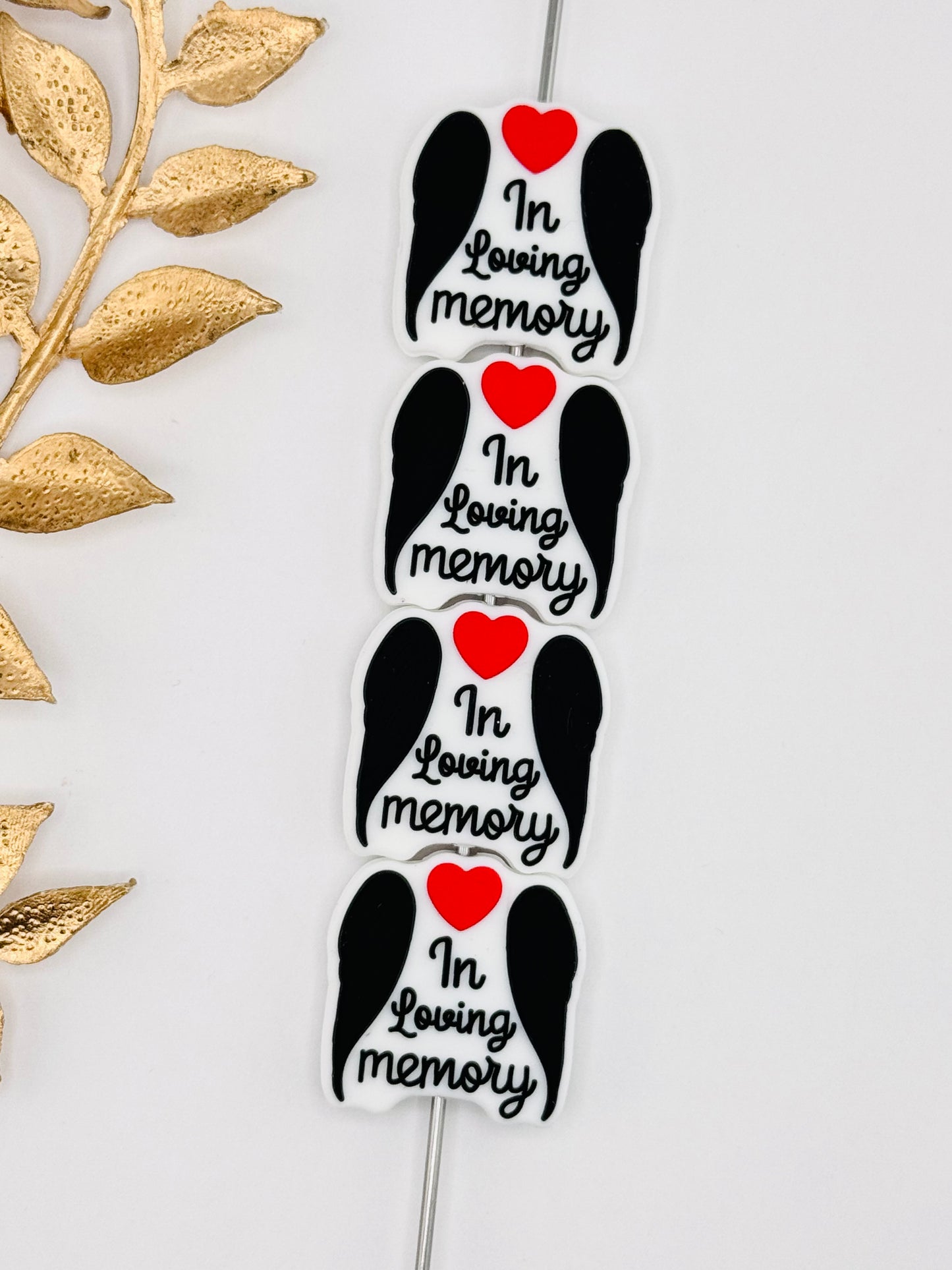 In Loving Memory Angel Wings Focal