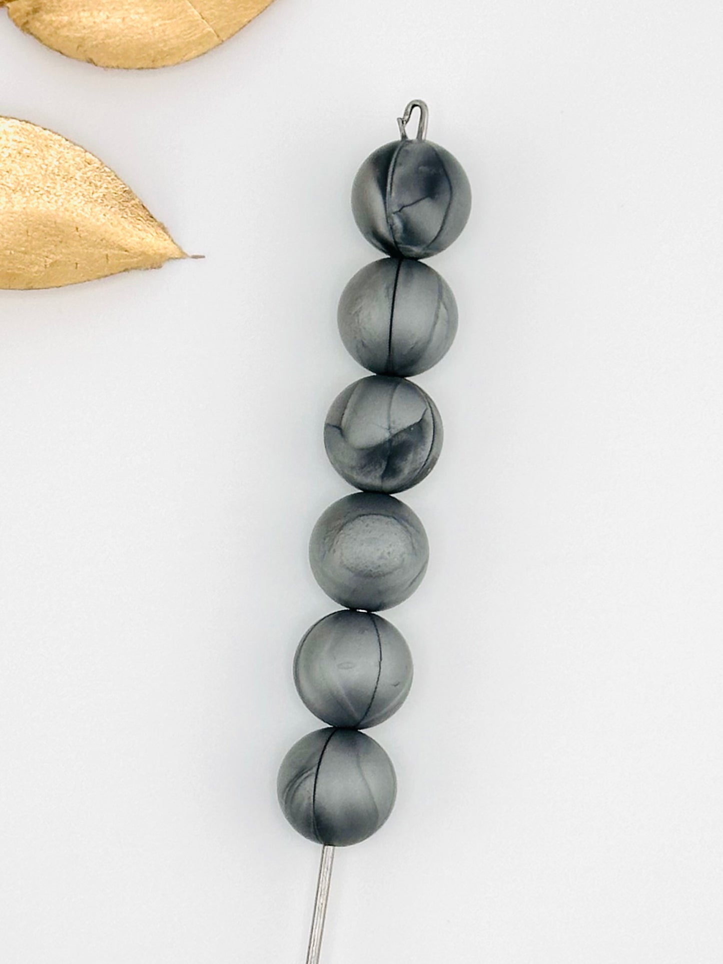 #12 Solid Metal Silver