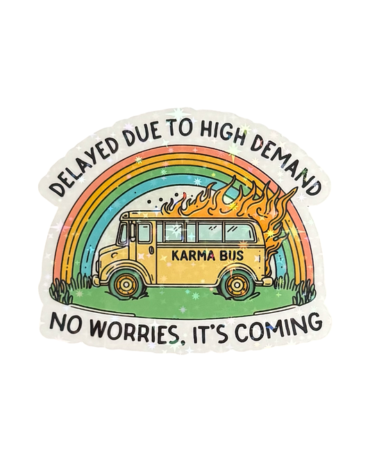 Fridge Magnet ~ FM012 ~ Karma Bus
