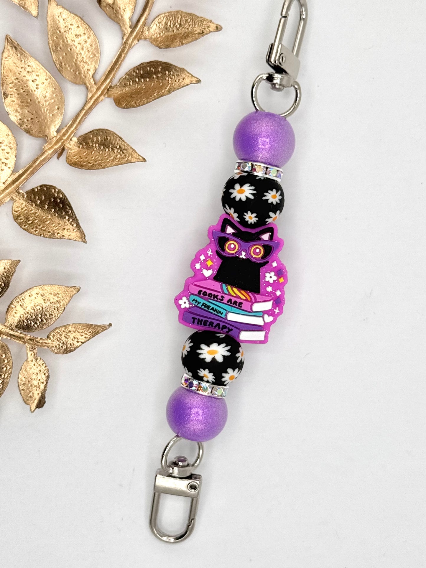 (Wholesale) E-Reader Strap ~ Books Freakin Therapy ~ Interchangeable