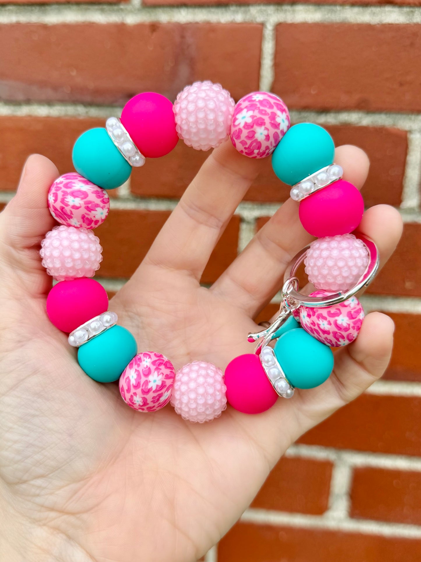 Wristlet 19mm Kit ~ Pink Daisy Leopard