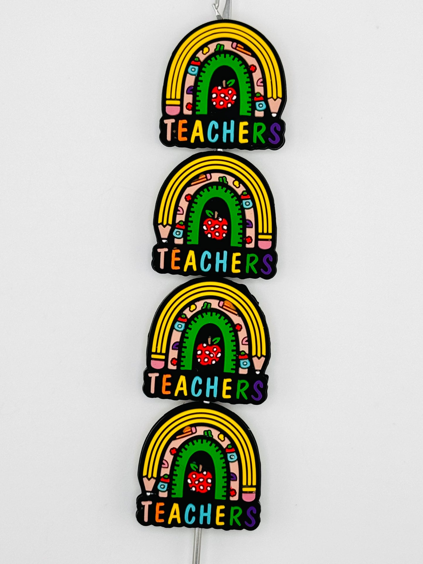 Teachers Pencil Rainbow Focal