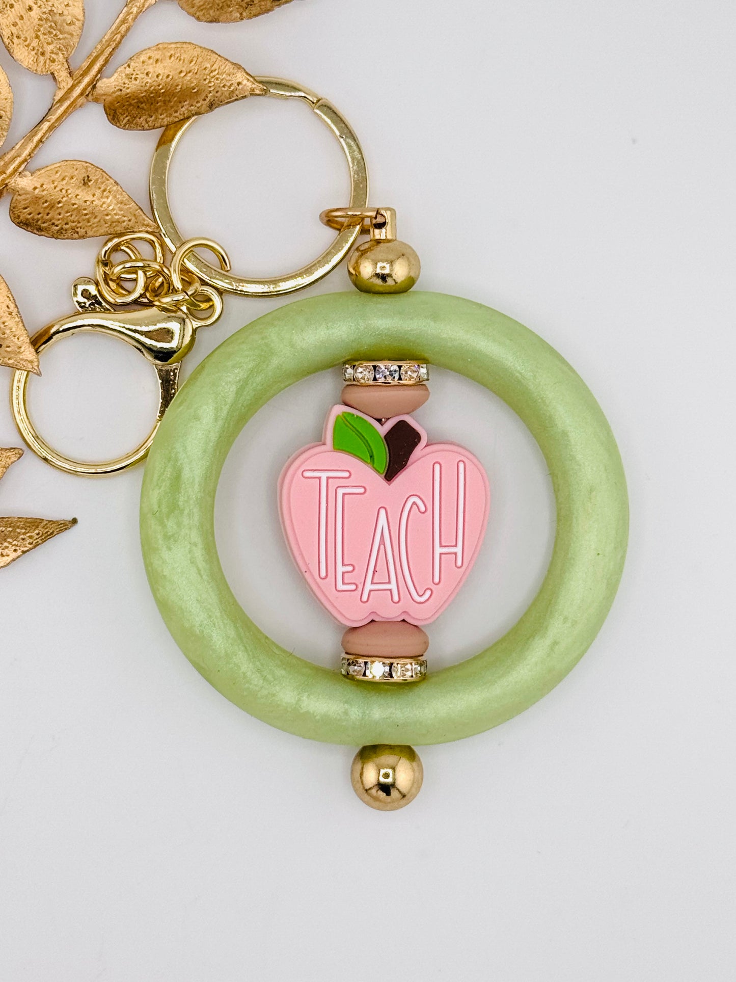 Key Ring Kit ~ Boho Teach Apple