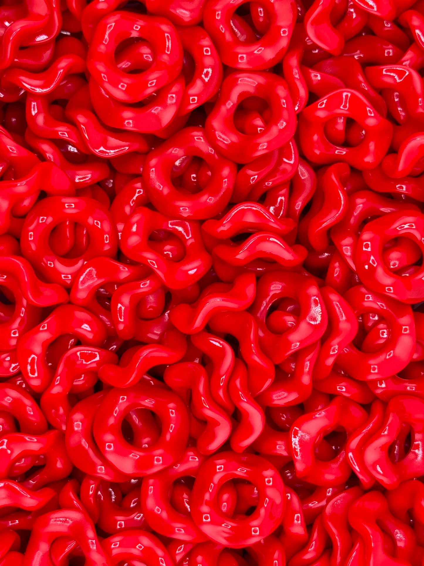 Wavy Acrylic 15mm Spacers (10ct)