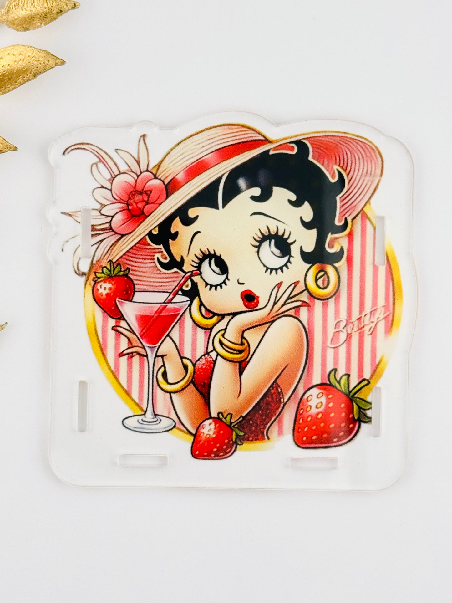 Acrylic Storage Box ~ Martini Girl