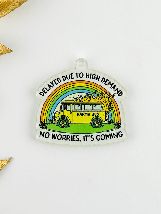 Dust Plug Charm ~ Karma Bus