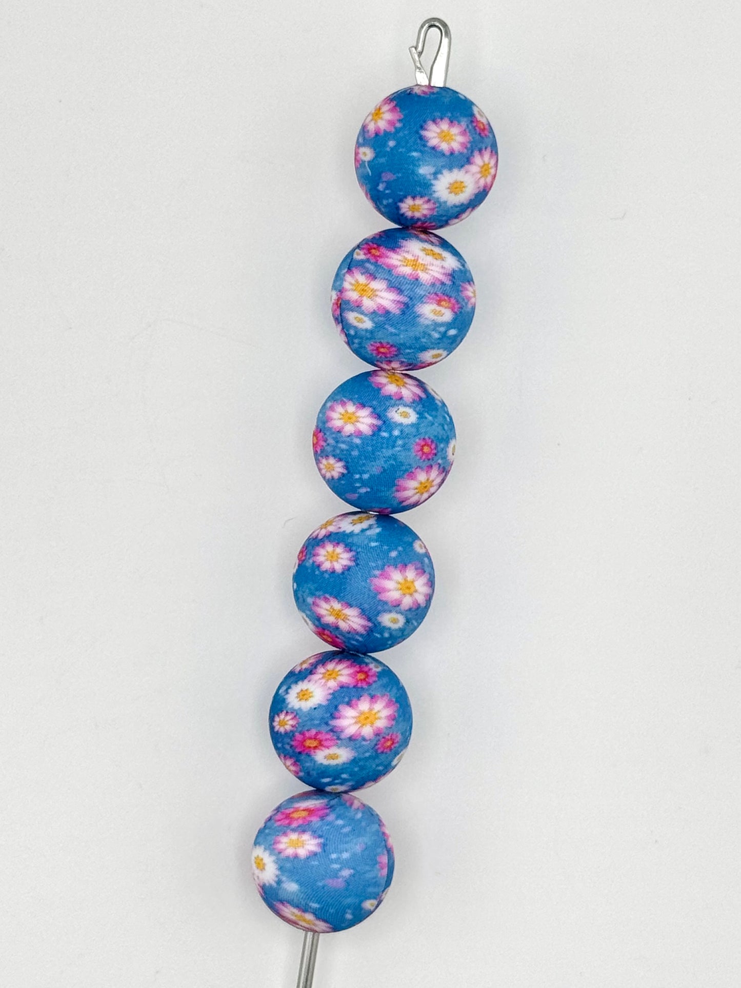 P325 Blue Jean Petals Print