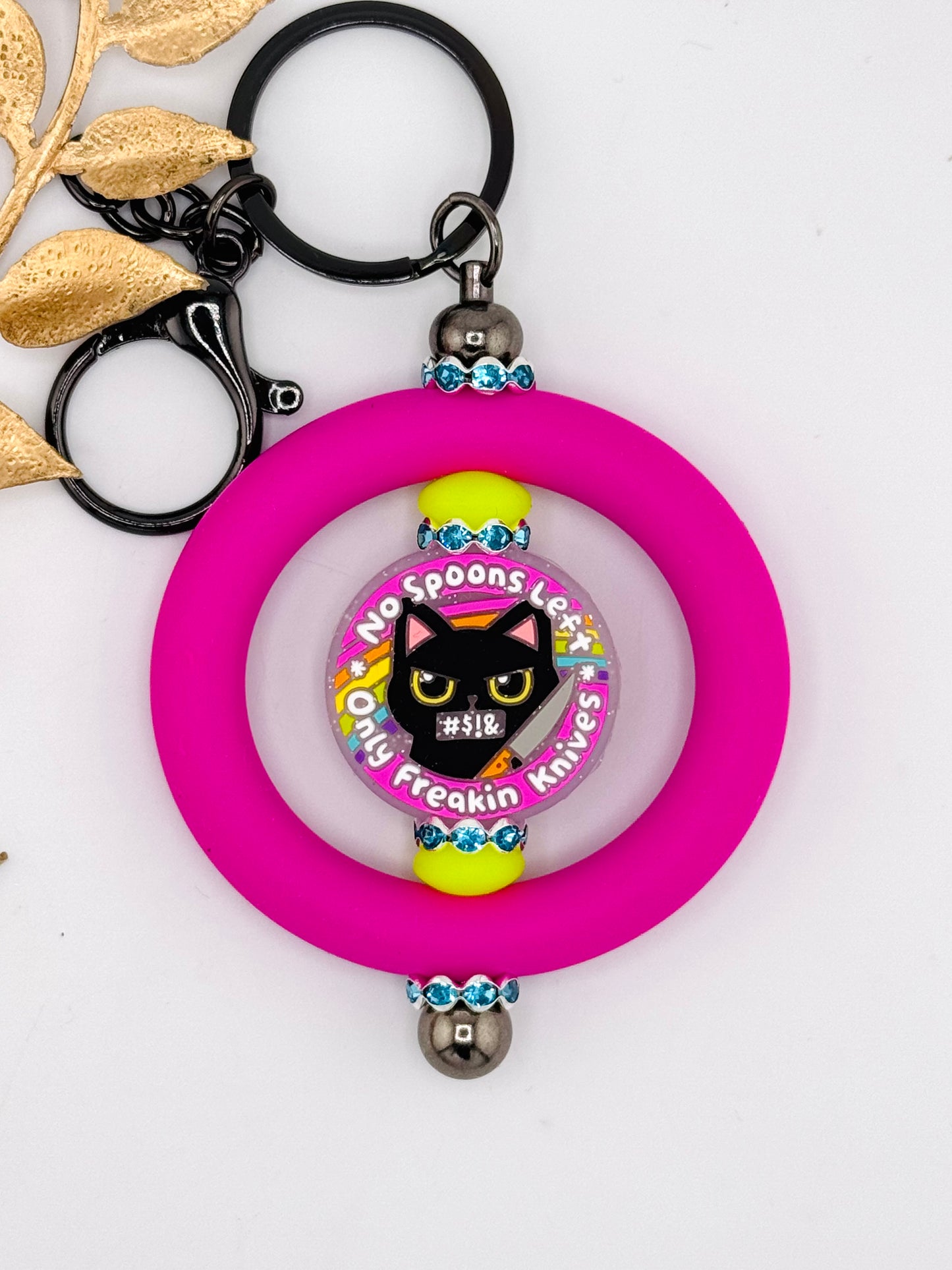 Key Ring Kit ~ No Spoons Left *custom