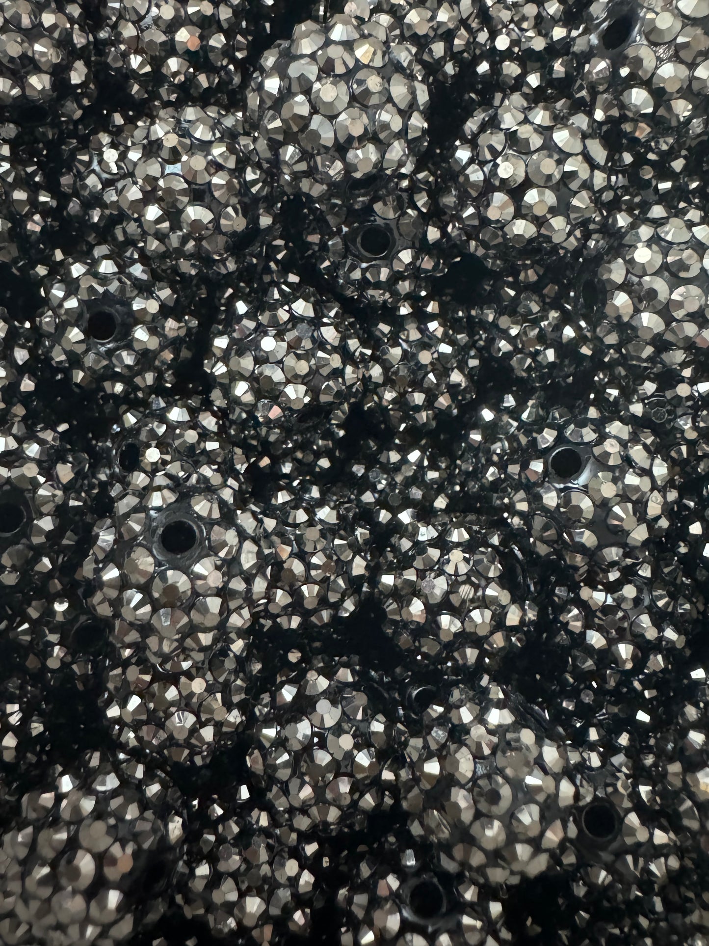 Rhinestone 16mm Acrylic ~ Gun Metal