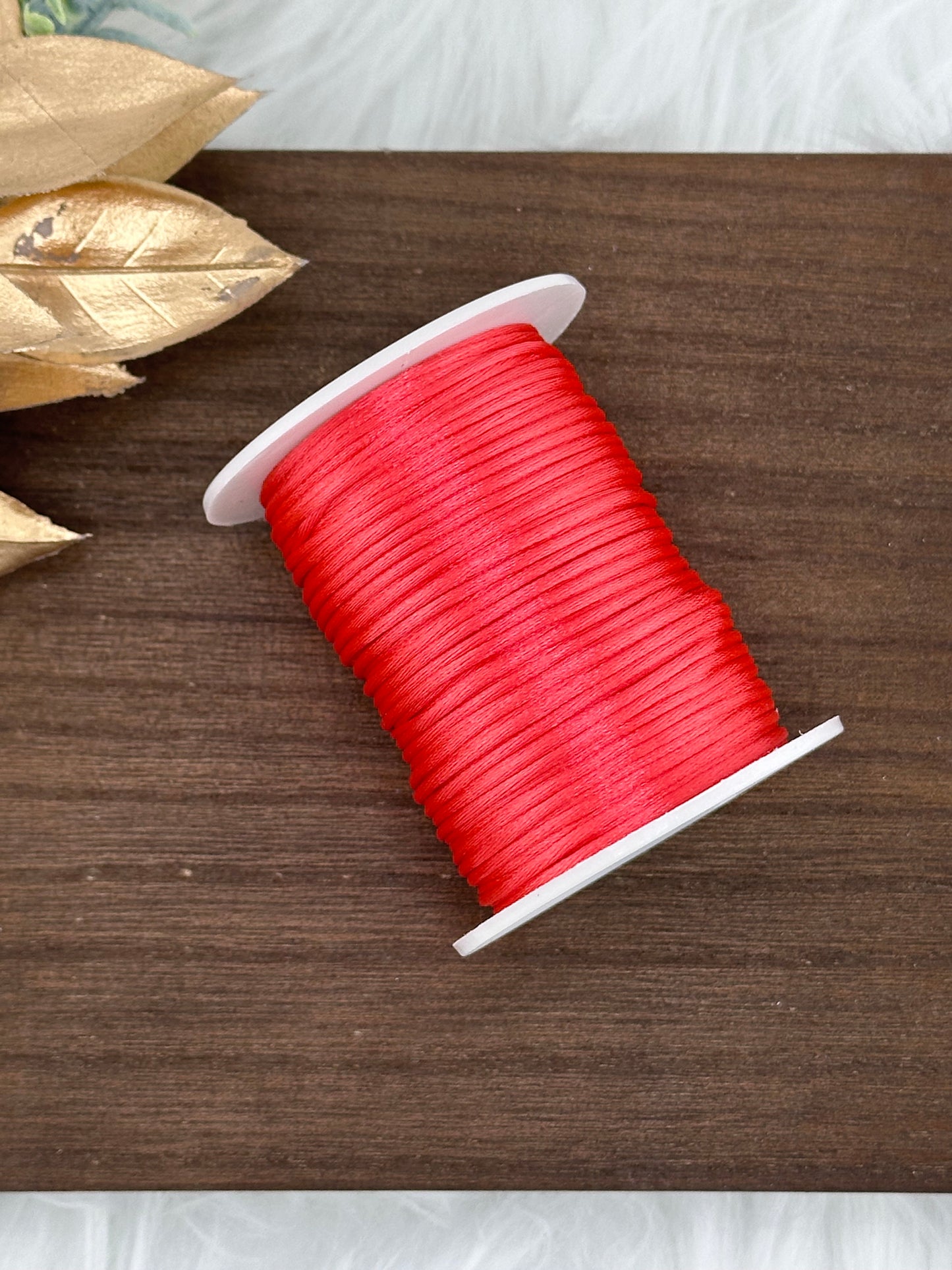 Nylon Cord 1.5mm Hot Coral (#71) 50m Roll