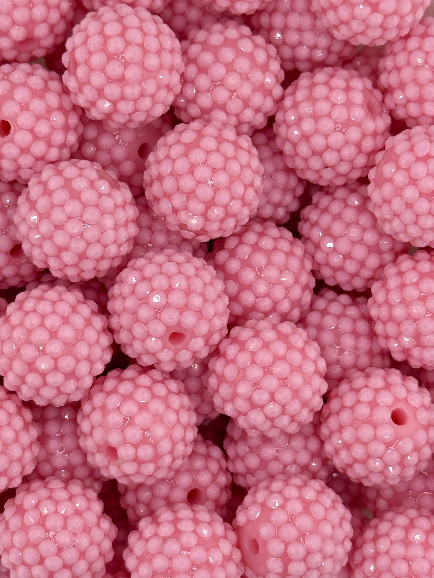 Waxberry Rhinestone 20mm Acrylic ~ Pink