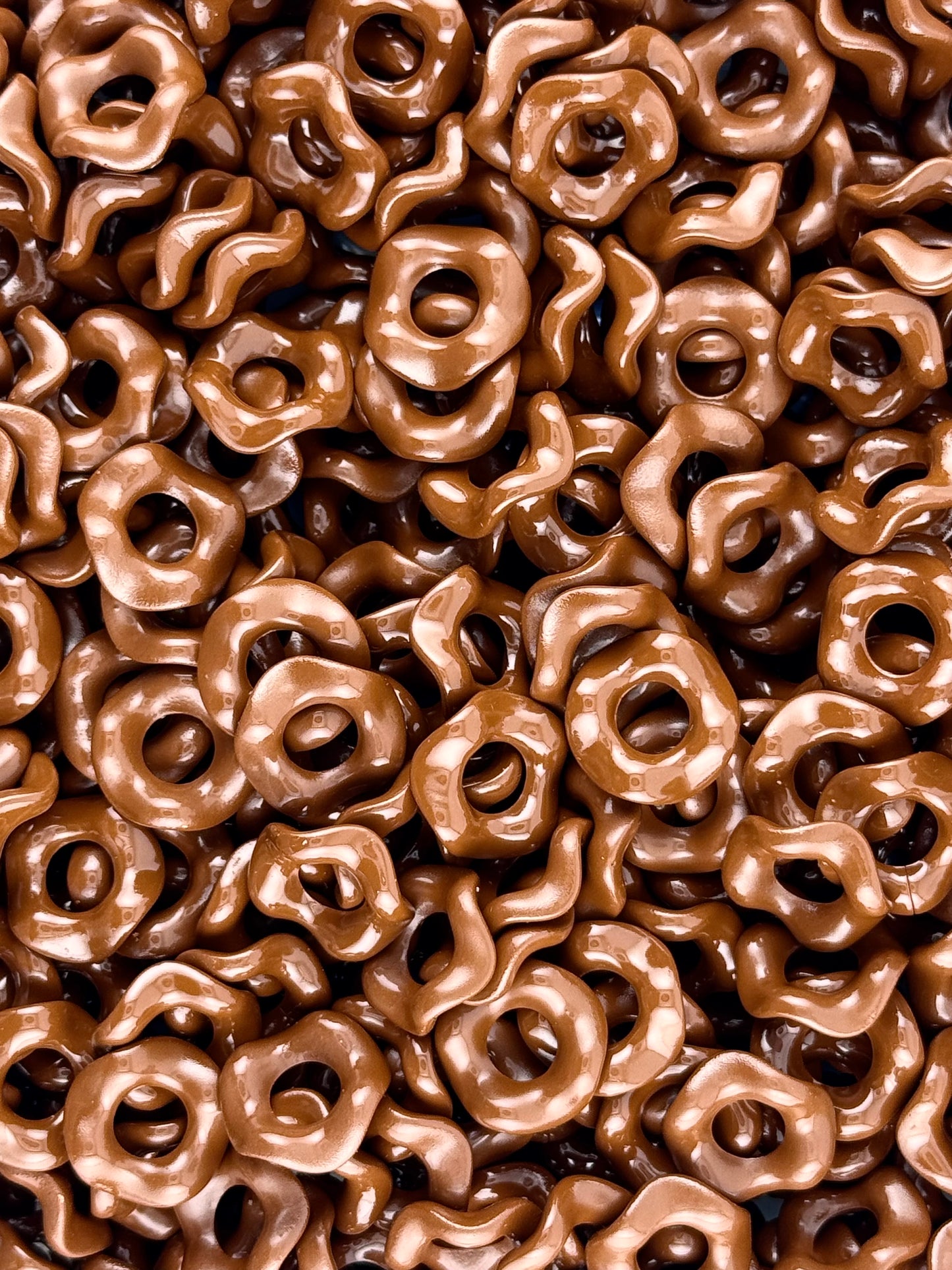 Wavy Acrylic 15mm Spacers (10ct)