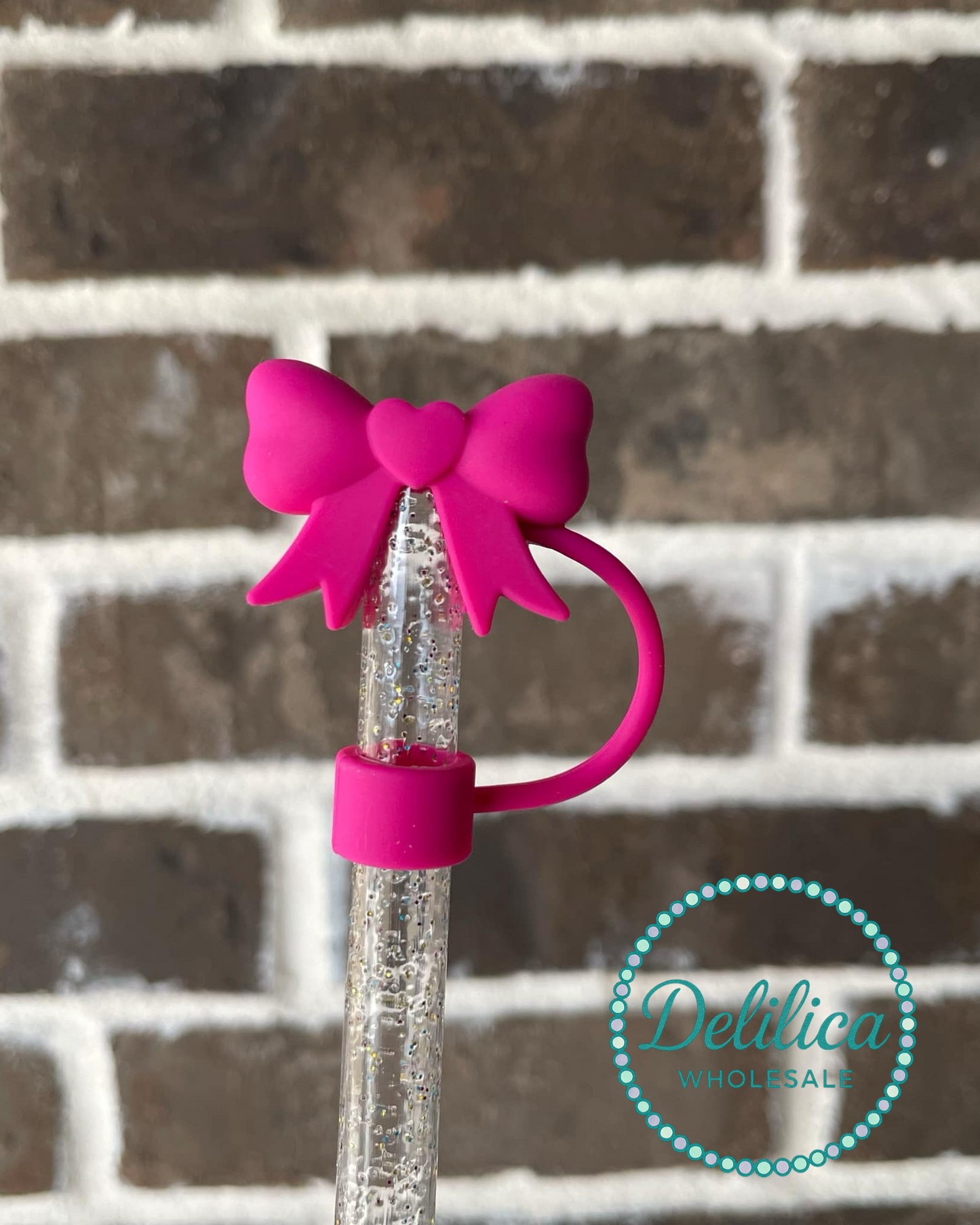 Coquette Lover Bow Topper ~ Fuchsia