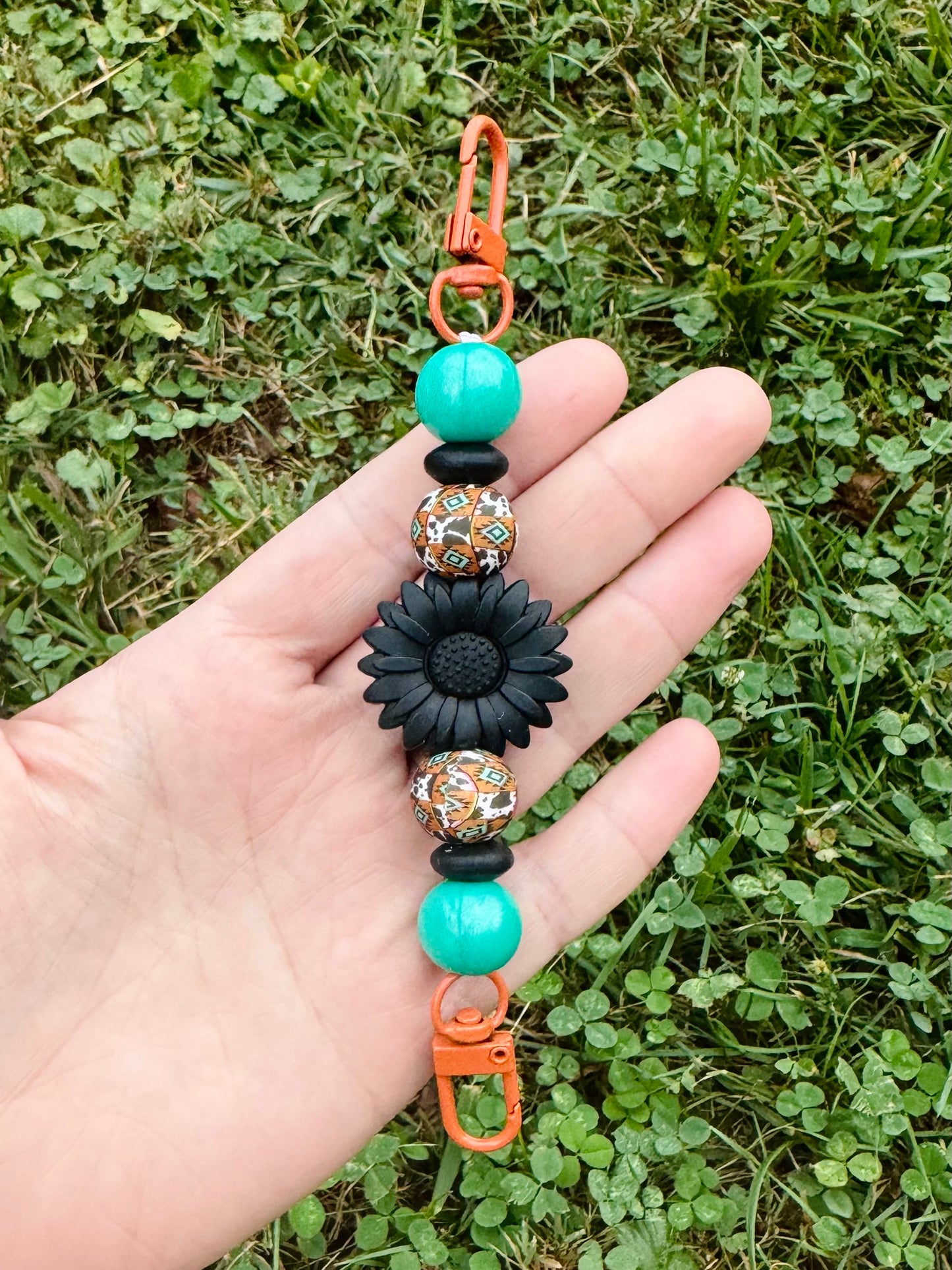 (Wholesale) E-Reader Strap ~ Black Daisy ~ Interchangable