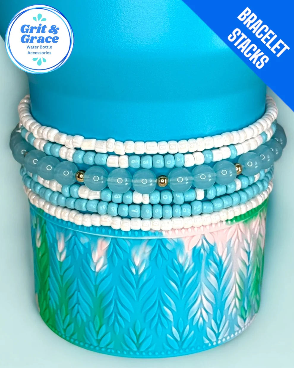 Cool Breeze Stretchy Cup Bracelets (Set of 6)