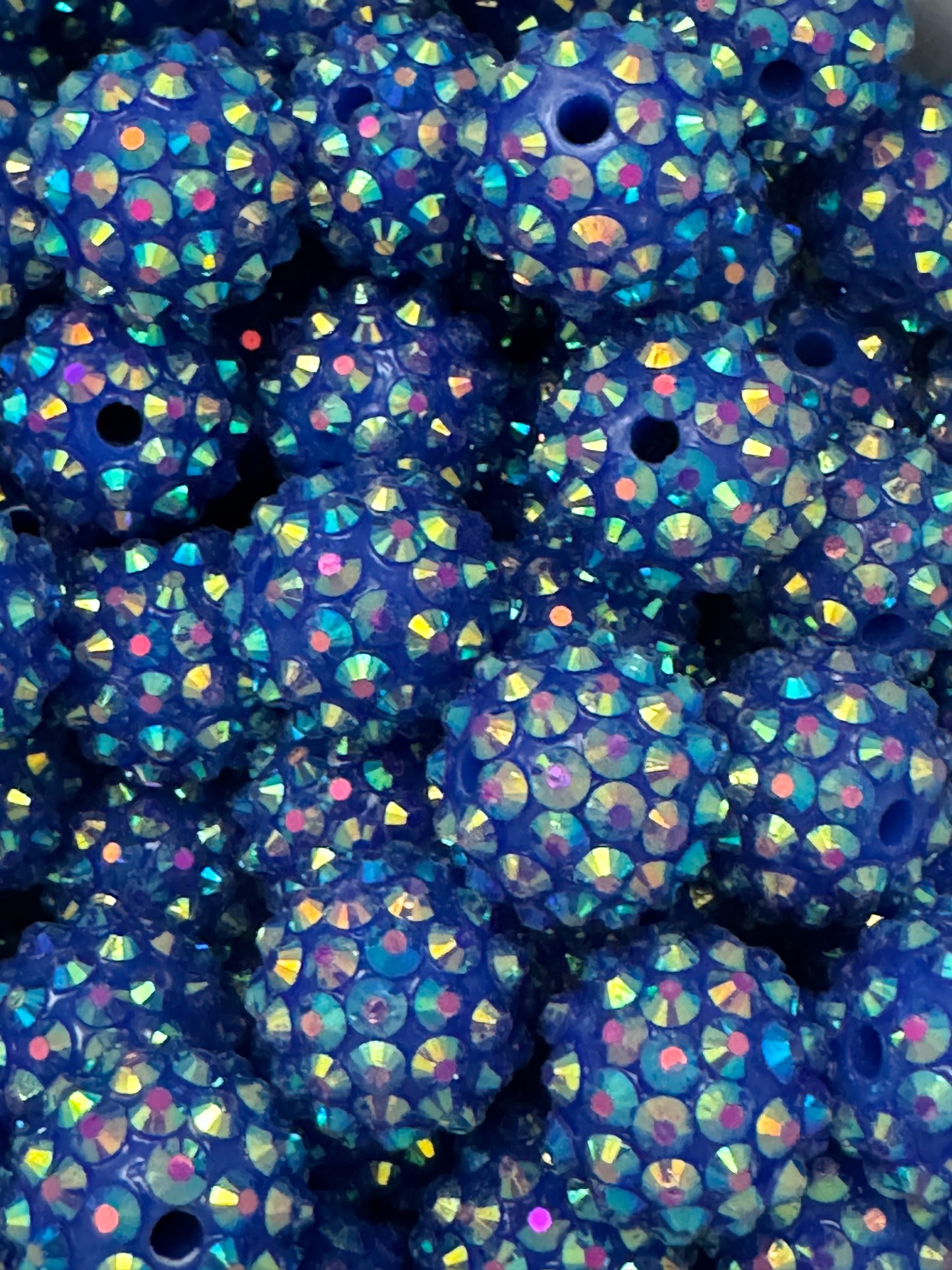 Rhinestone 16mm Acrylic ~ Dark Blue