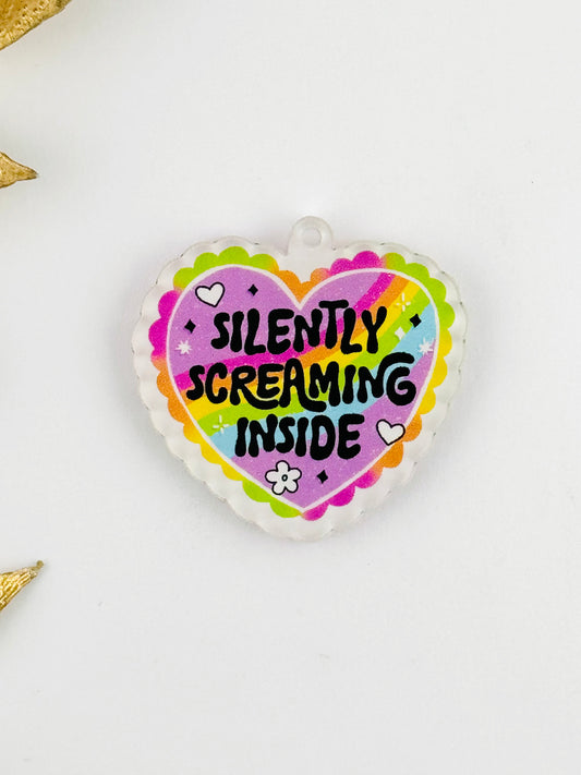Dust Plug Charm ~ Silently Screaming Inside