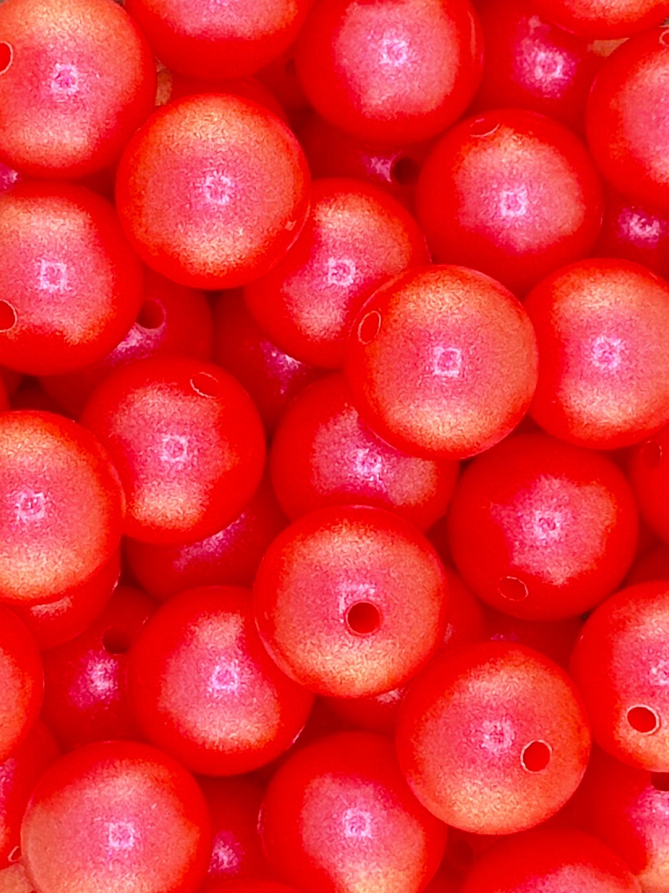 Opal #K31 Strawberry Red 15mm Round