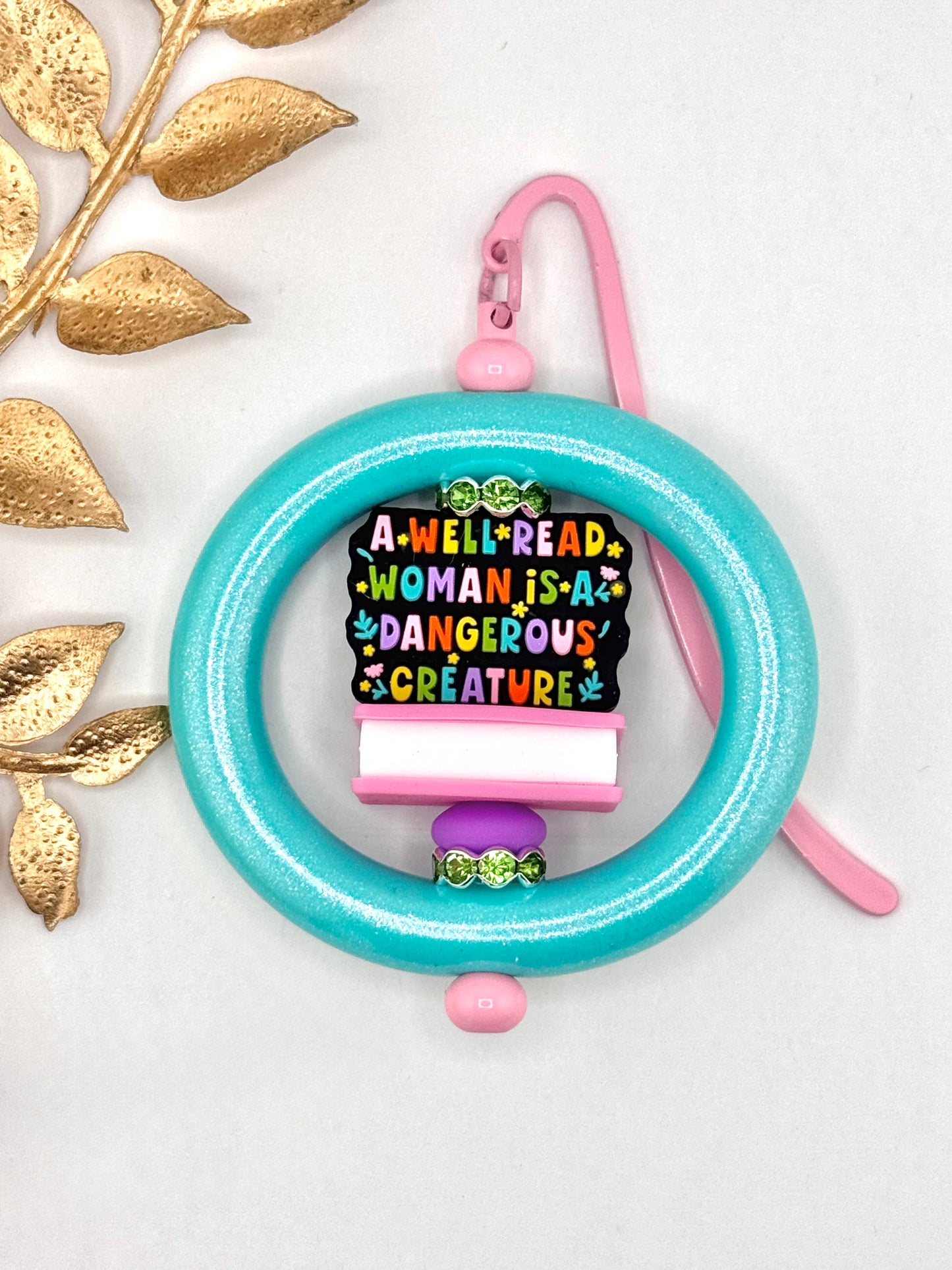 Bookmark Ring Kit ~ Well Read Woman