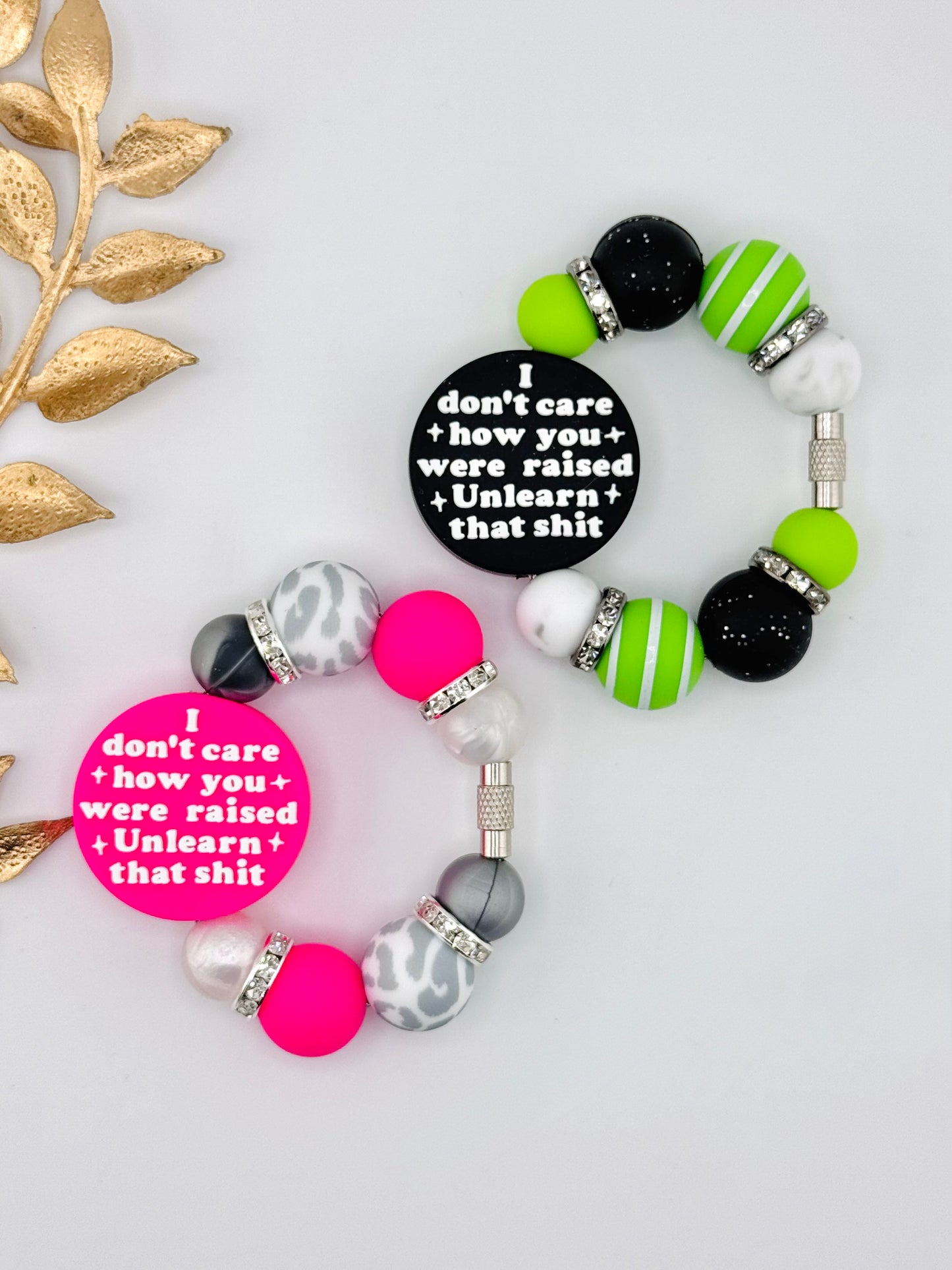 (Wholesale) Cup Charm ~ Unlearn That Shit * Custom