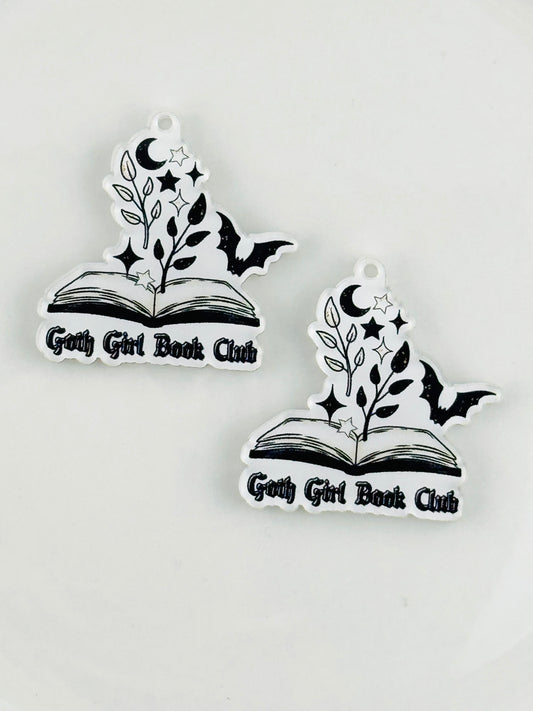Dust Plug Charm ~ Goth Girl Book Club
