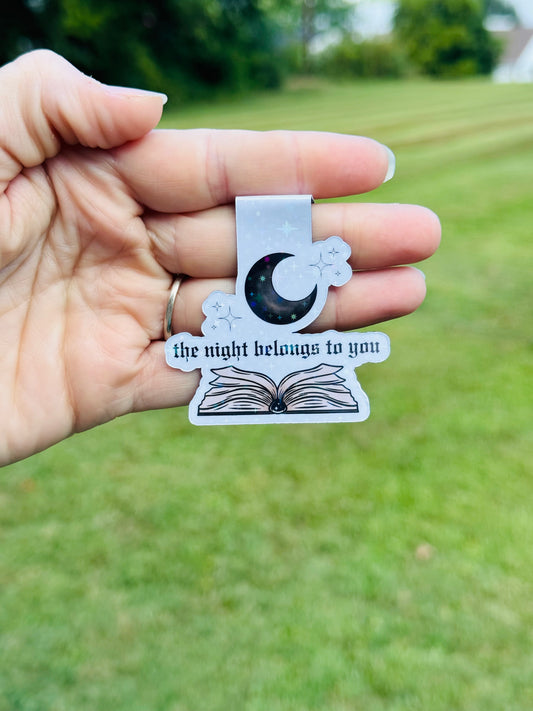 The Night Belongs to You Bookmark Magnet ~ B0093