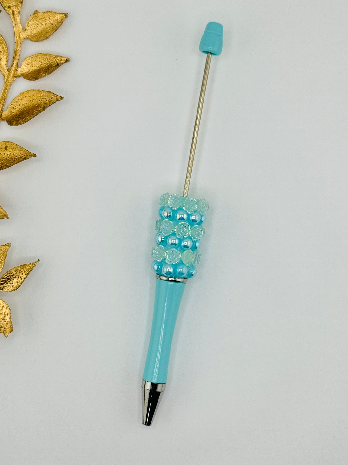 Rose Bud Gems Bead-able Pens