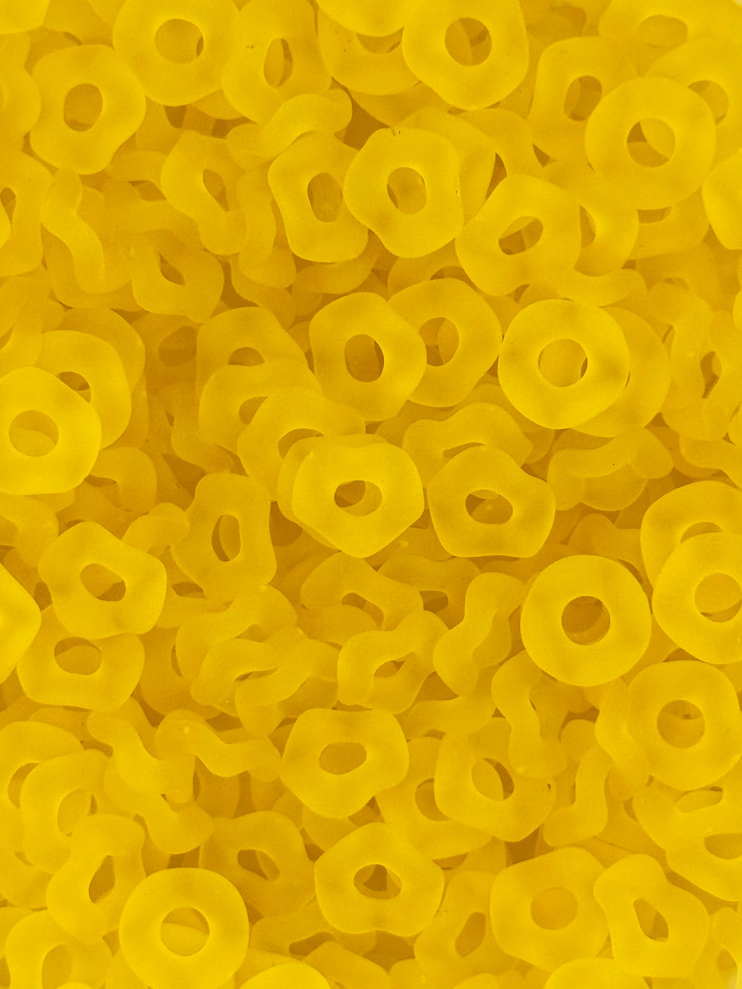 Frosted Wavy Acrylic 13mm Spacers (10ct)