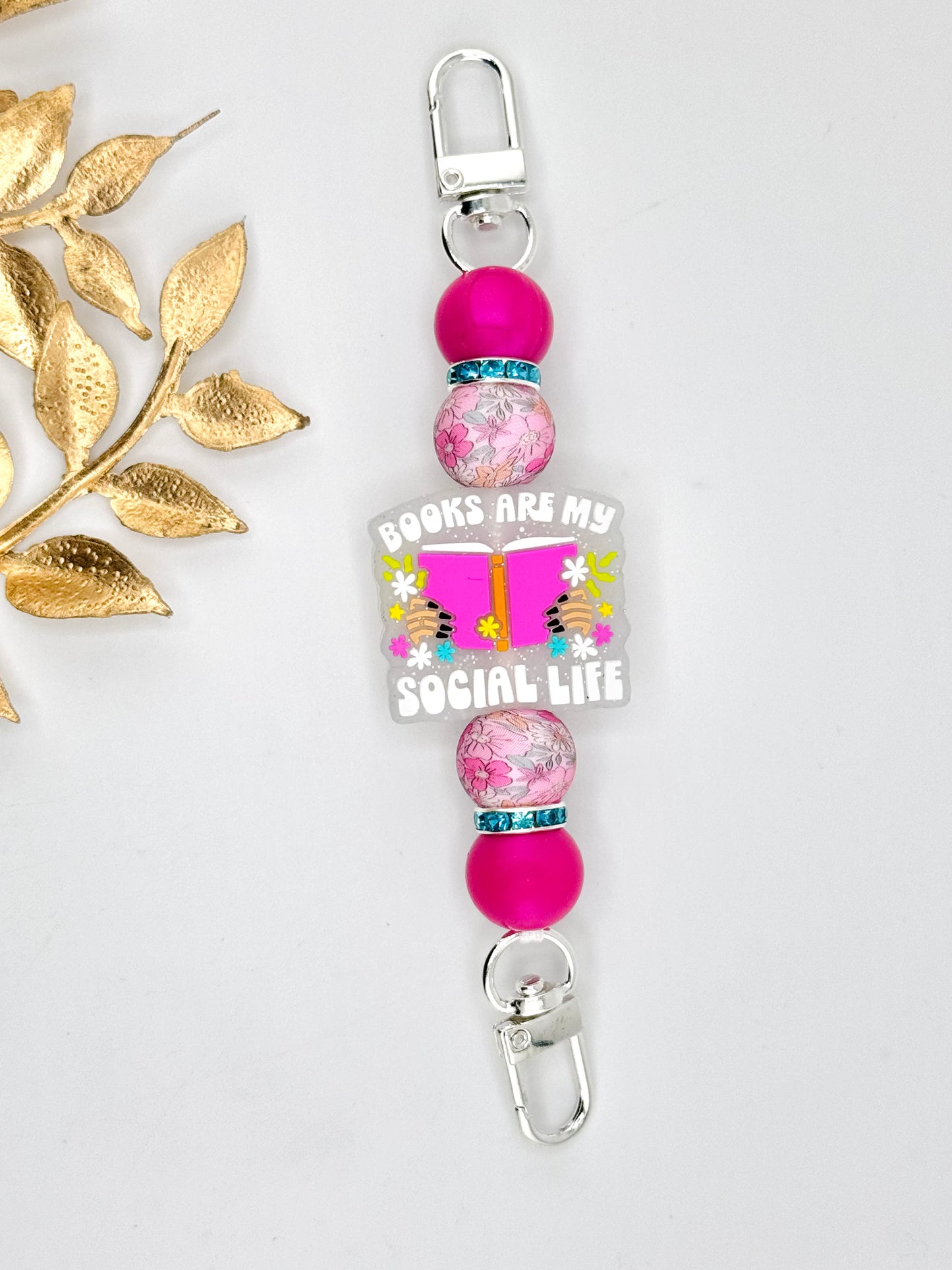 (Wholesale) E-Reader Strap ~ Books Are My Social Life ~ Interchangable