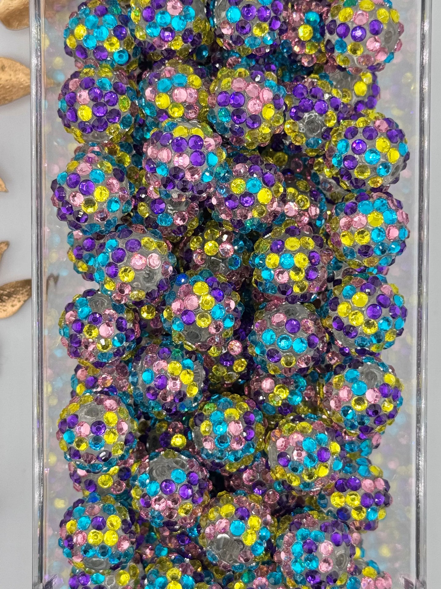 Rhinestone 16mm Acrylic ~ Easter Splash