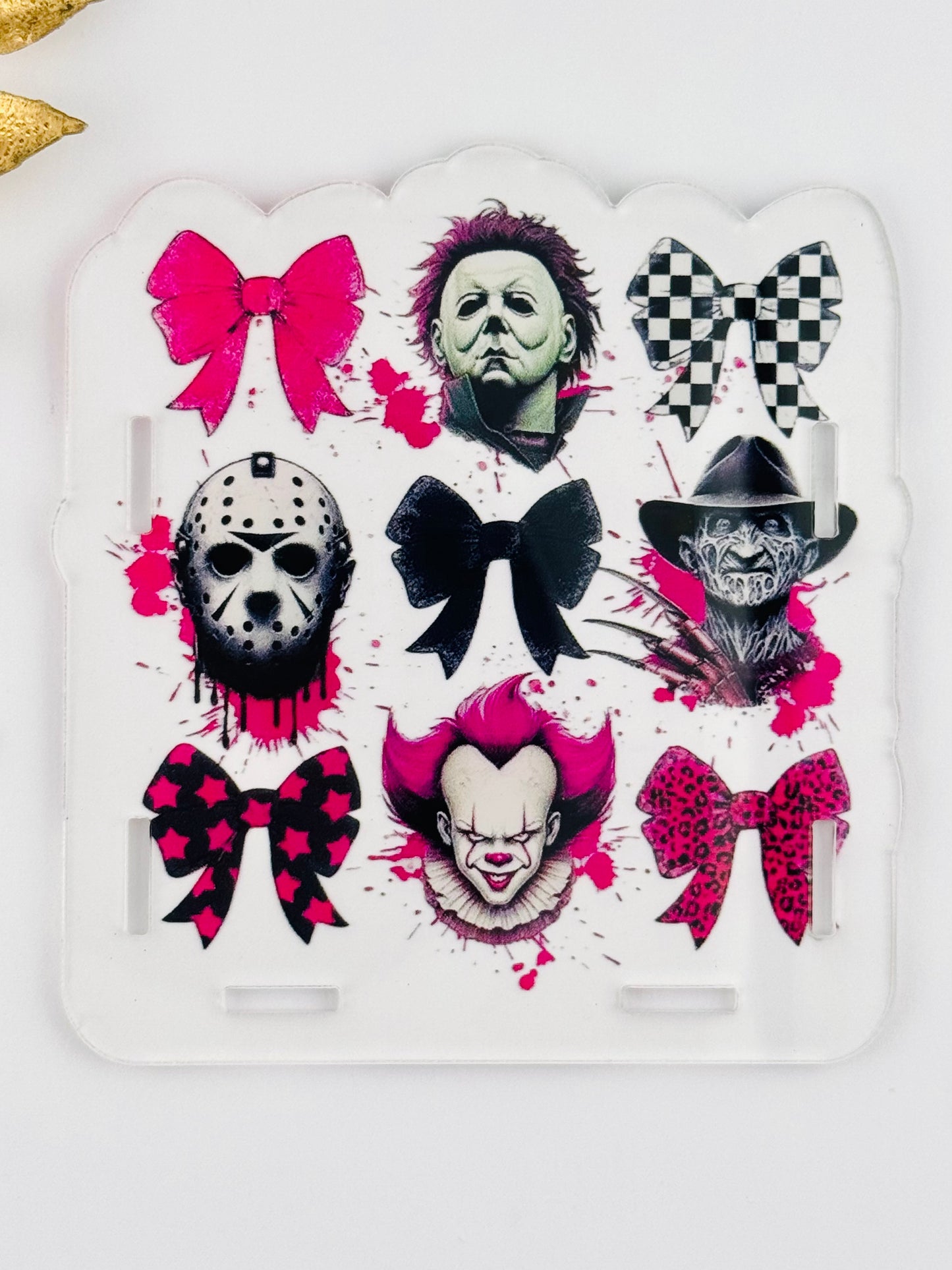 Acrylic Storage Box ~ Scary Bows