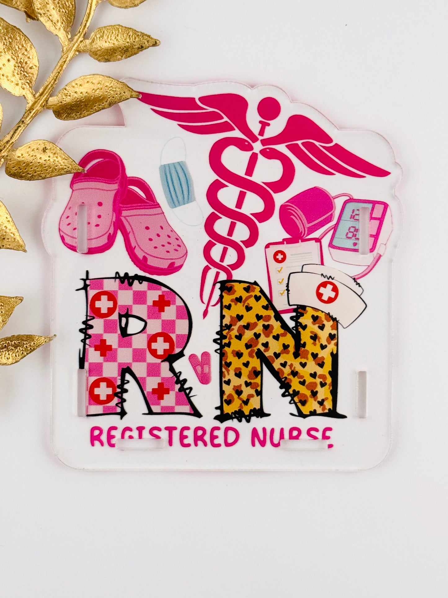 Acrylic Storage Box ~ Registered Nurse