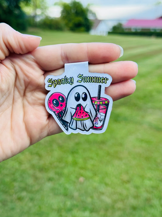 Spooky Summer Bookmark Magnet ~ B0092