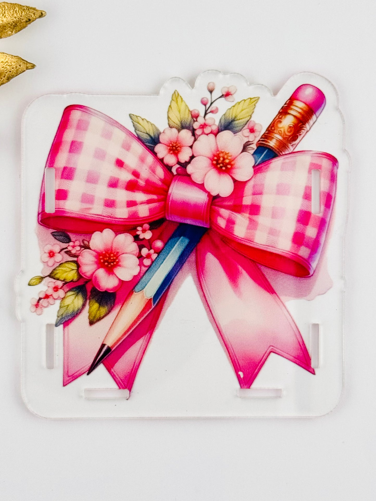 Acrylic Storage Box ~ Pencil Bow
