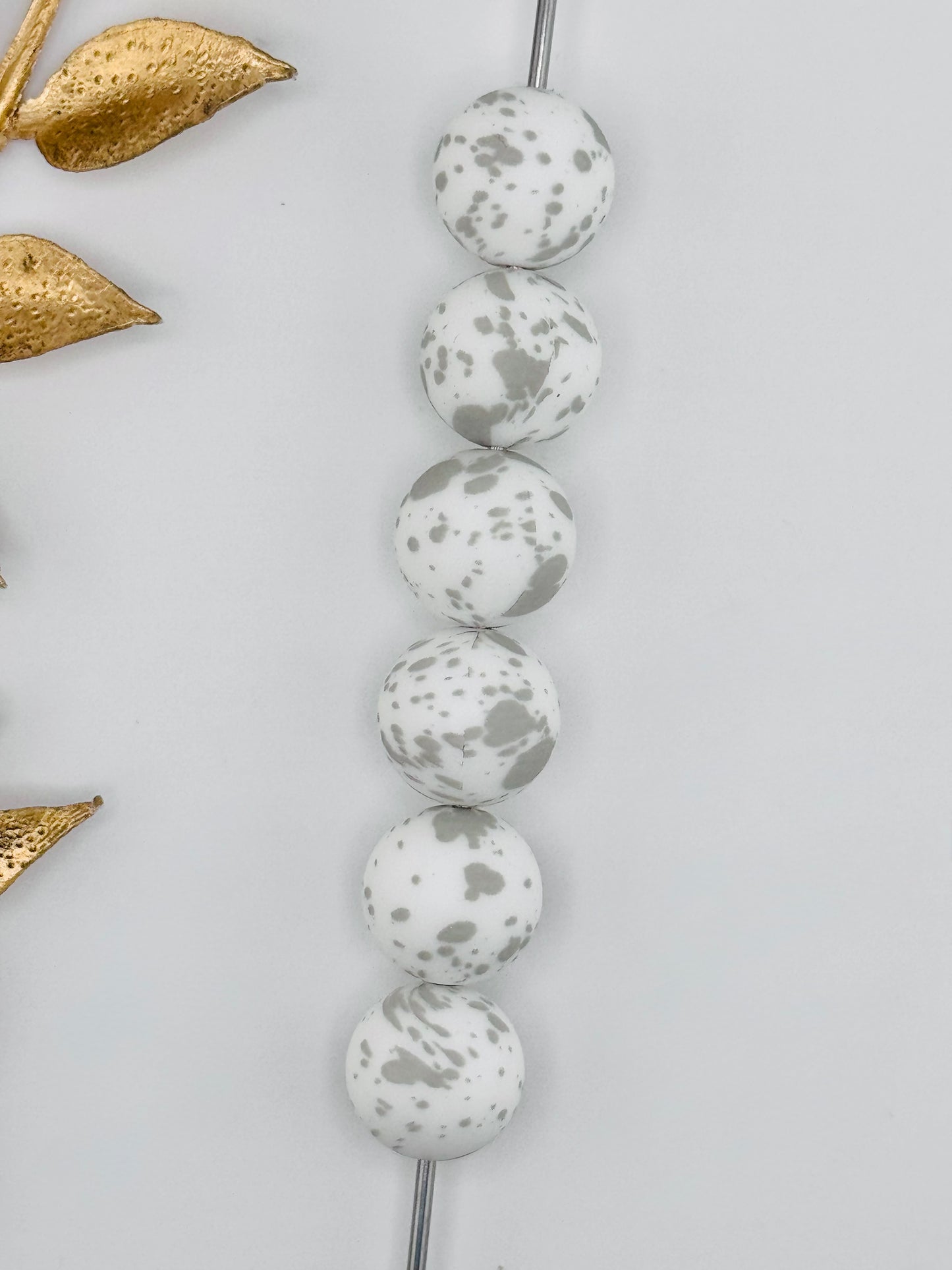 P303 Silver Splatter Print