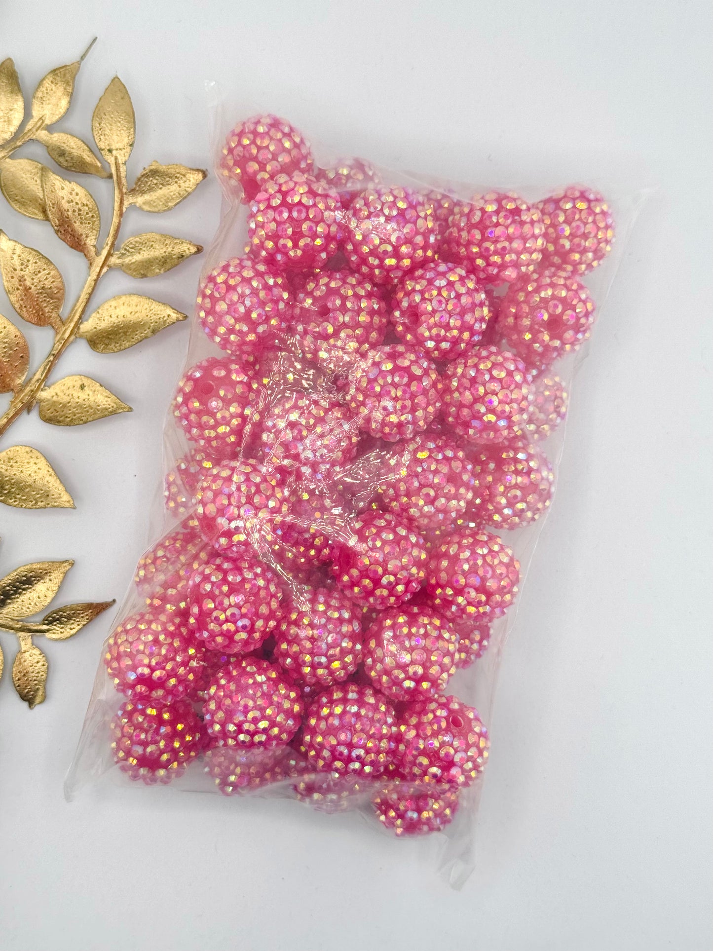 Rhinestone Bulk 50ct Bag ~ Fuchsia