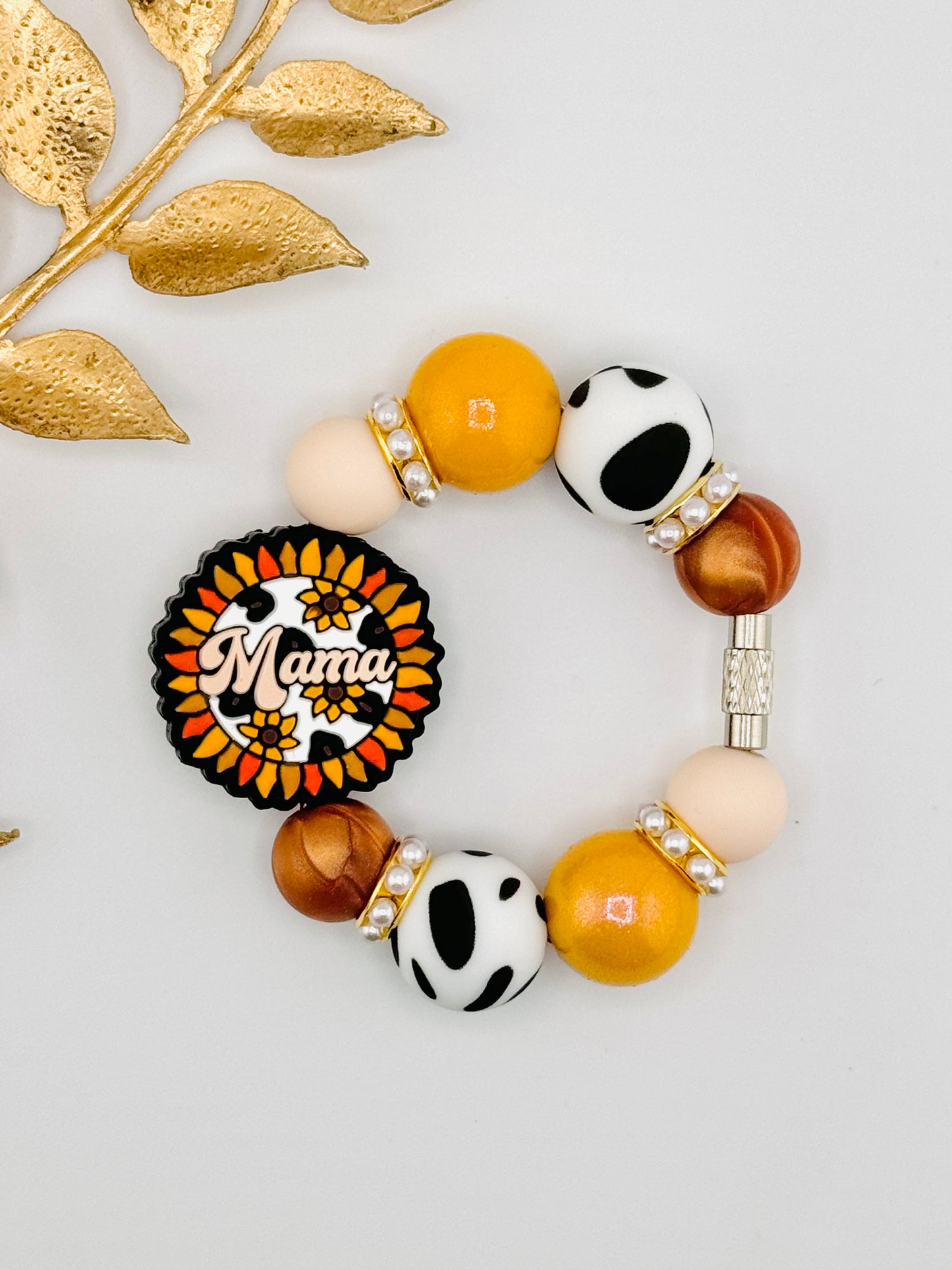 (Wholesale) Cup Charm ~ Mama Sunflower