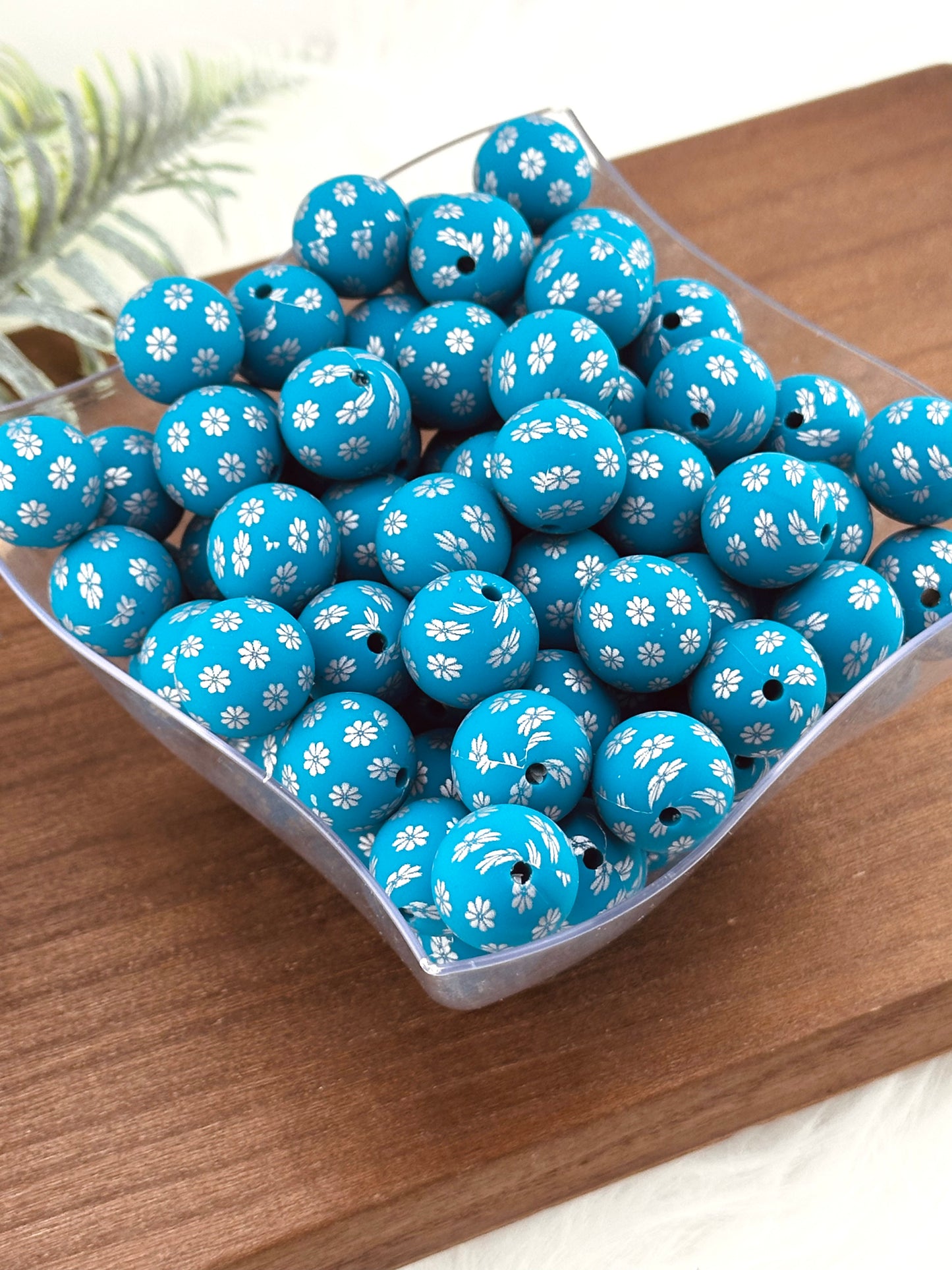 P407 Metallic Daisy Biscay Bay *Exclusive Custom Print