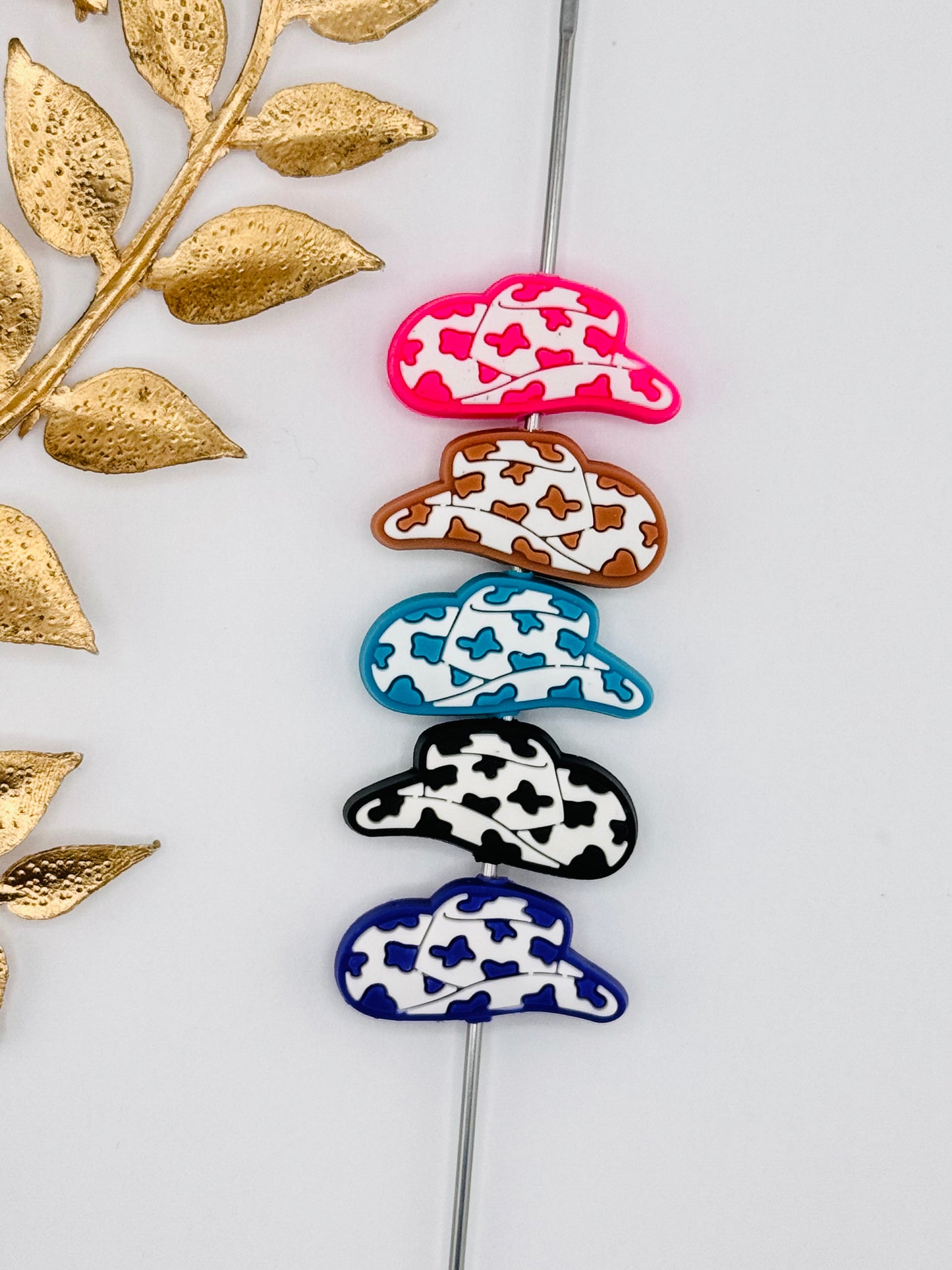 Cow Print Cowboy Hat Focal