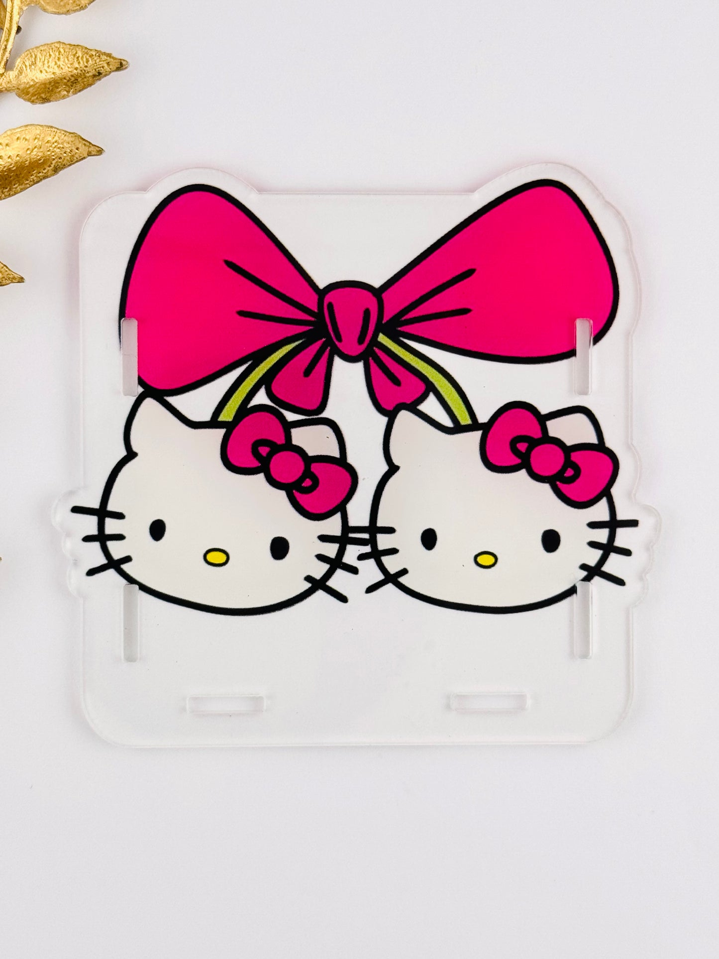 Acrylic Storage Box ~ Cherry Kitty