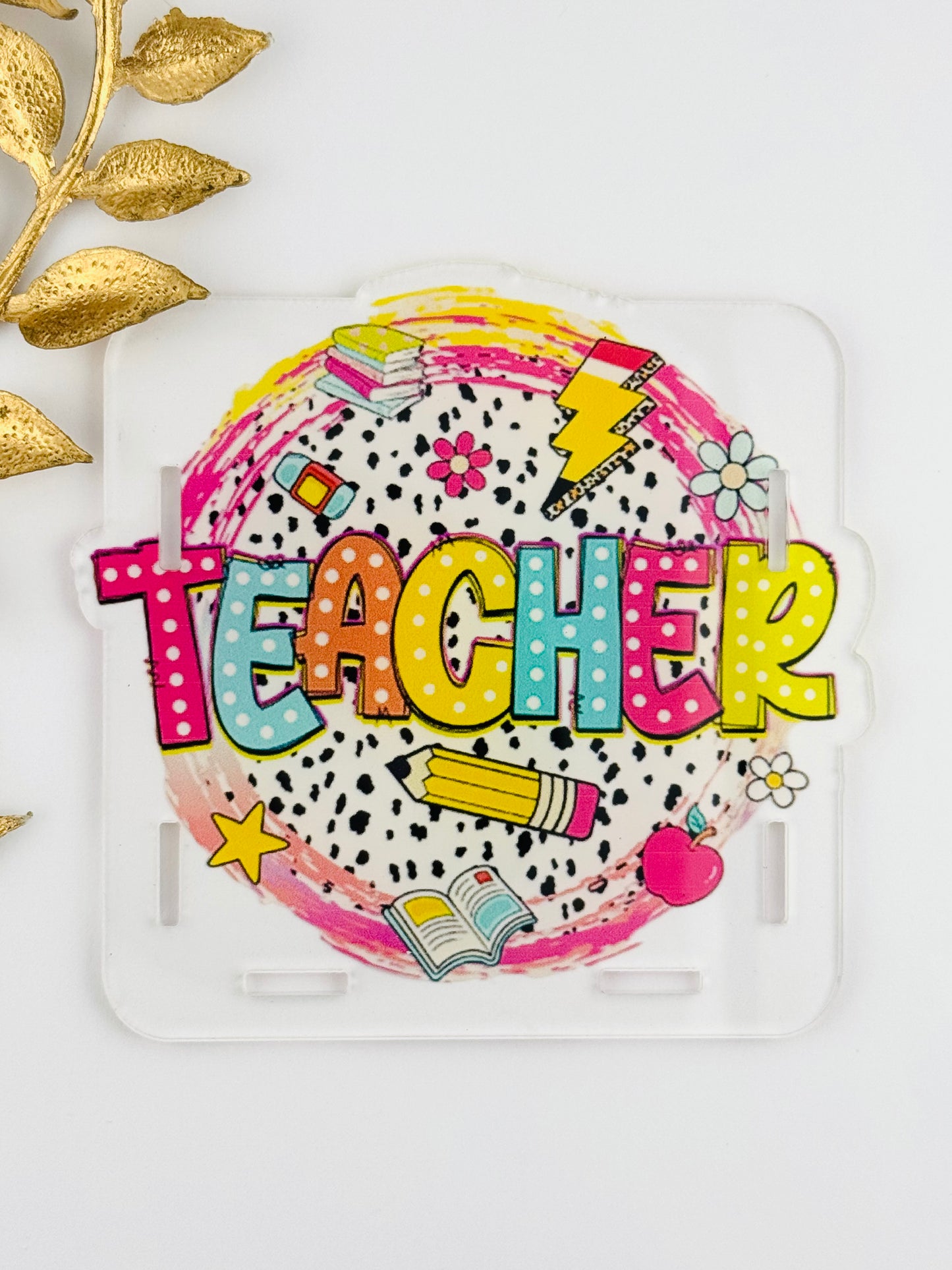 Acrylic Storage Box ~ Teacher