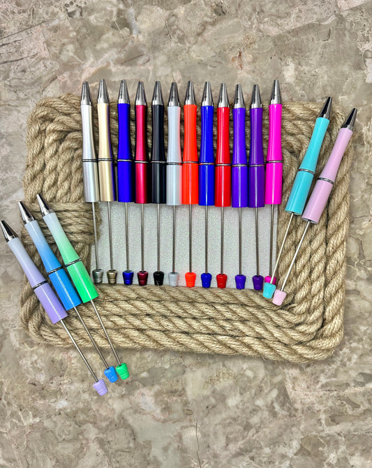 Plastic Beadable Pencils (Twist Pen Style)