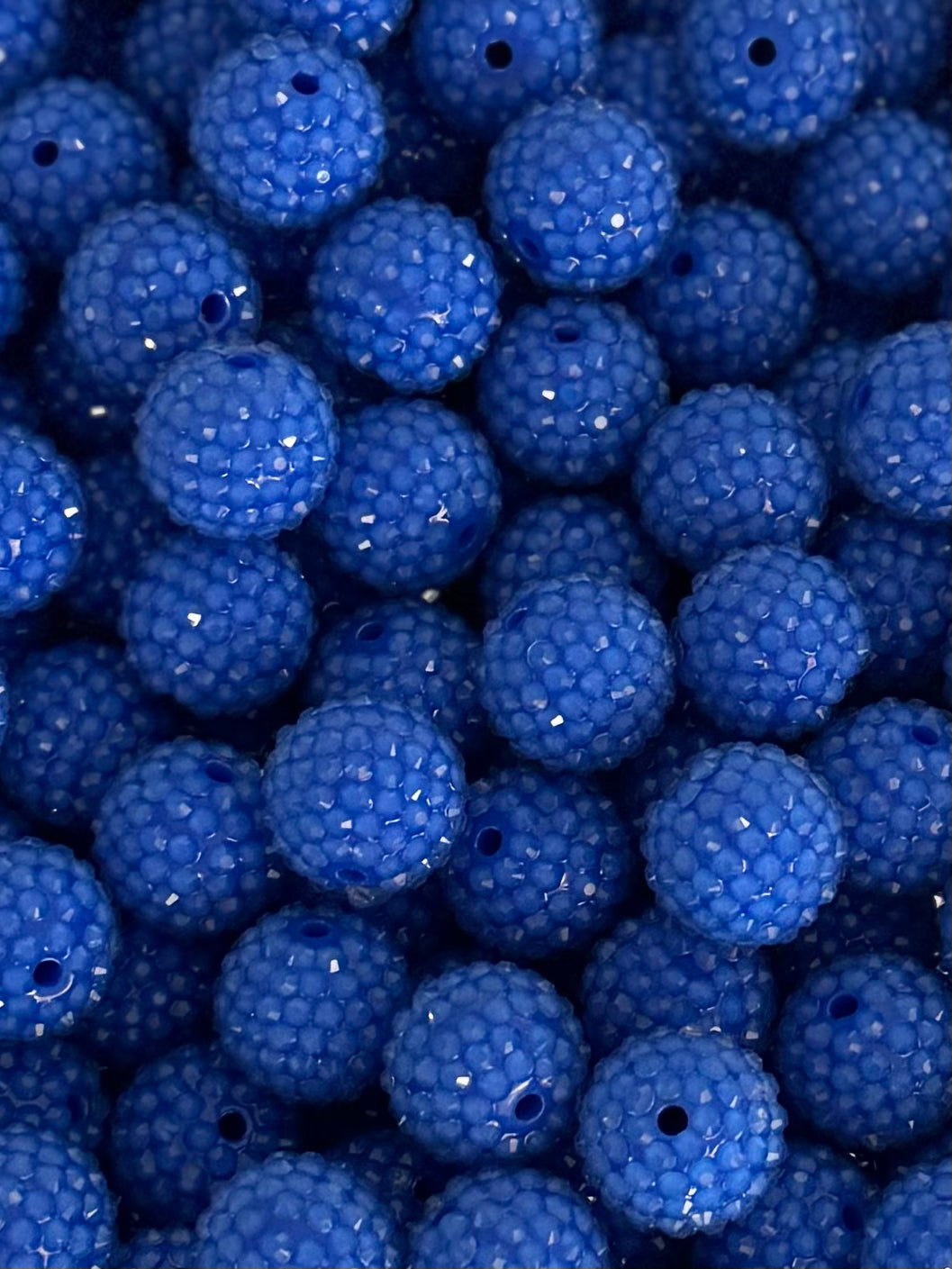 Rhinestone 20mm Acrylic ~ Jelly Royal Blue