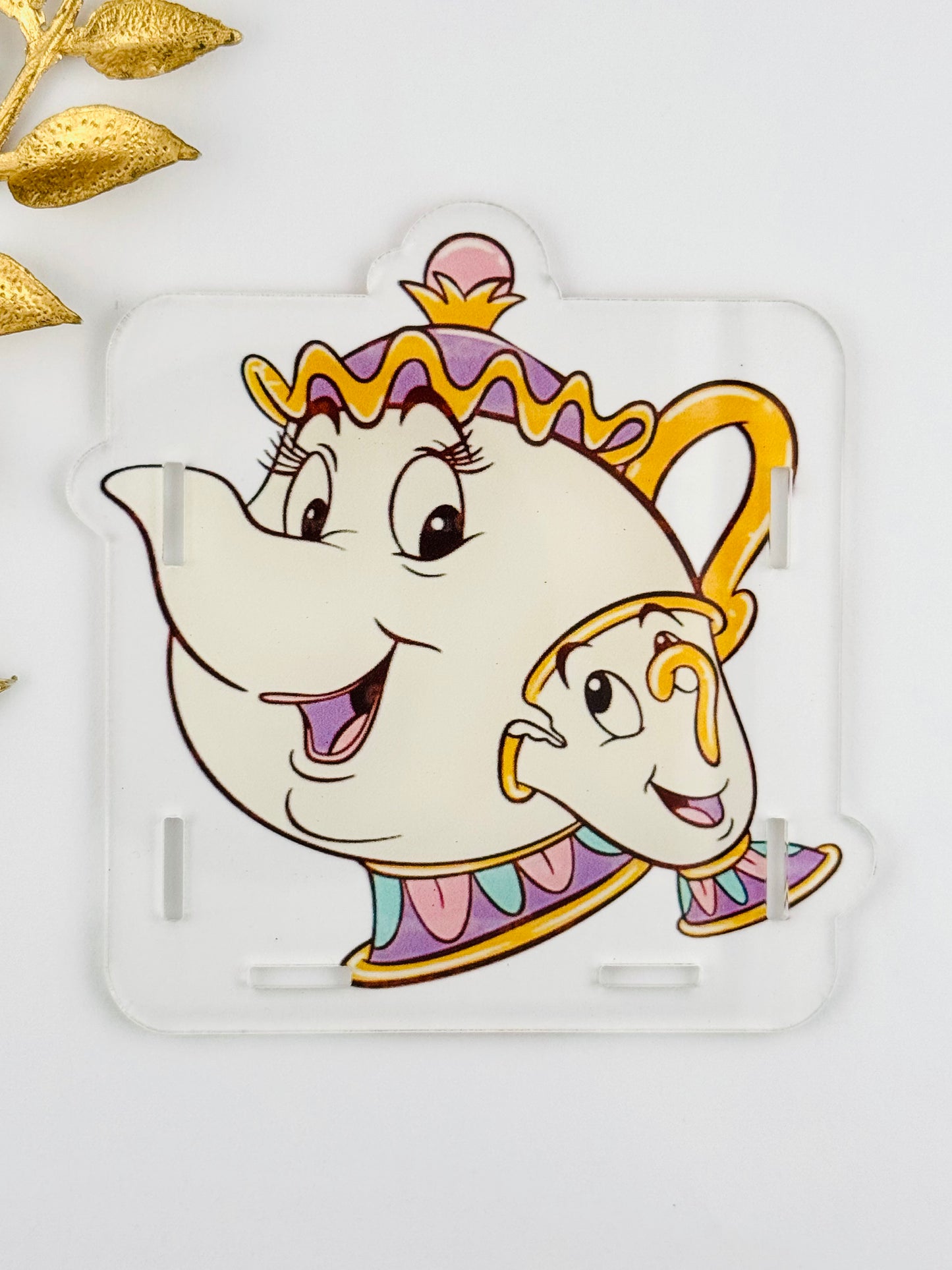 Acrylic Storage Box ~ Teapot and Cup