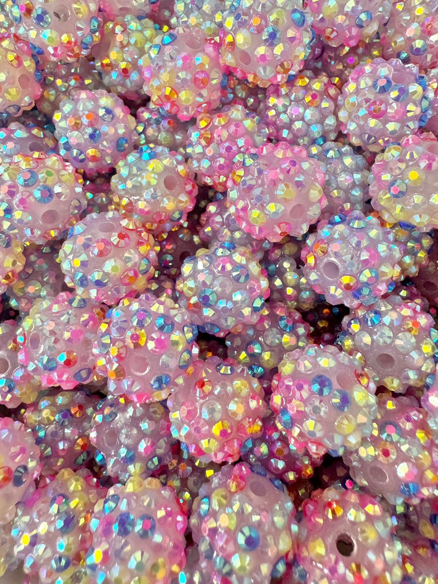 Rhinestone 16mm Acrylic ~ Circus Splash